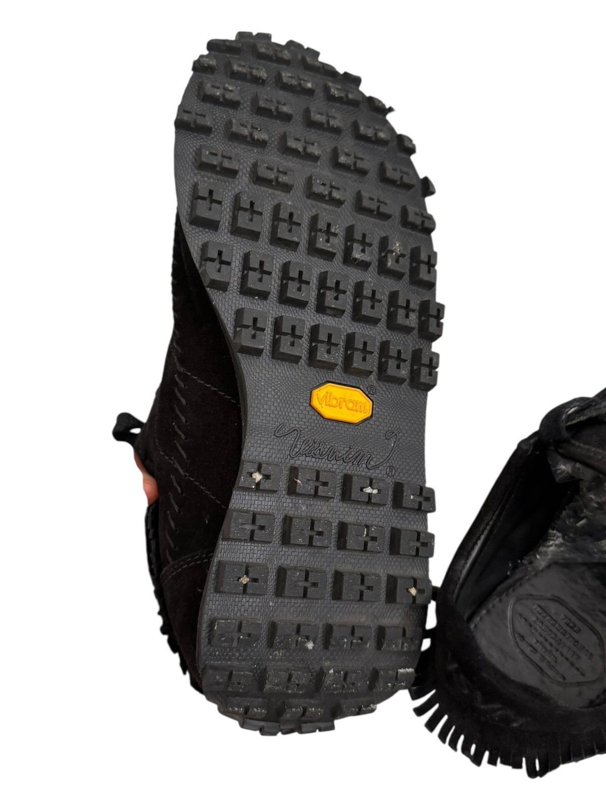 Visvim Black Suede Walpi Fringed Runner Sneaker Size US 10 / EU 43 - 8 Thumbnail