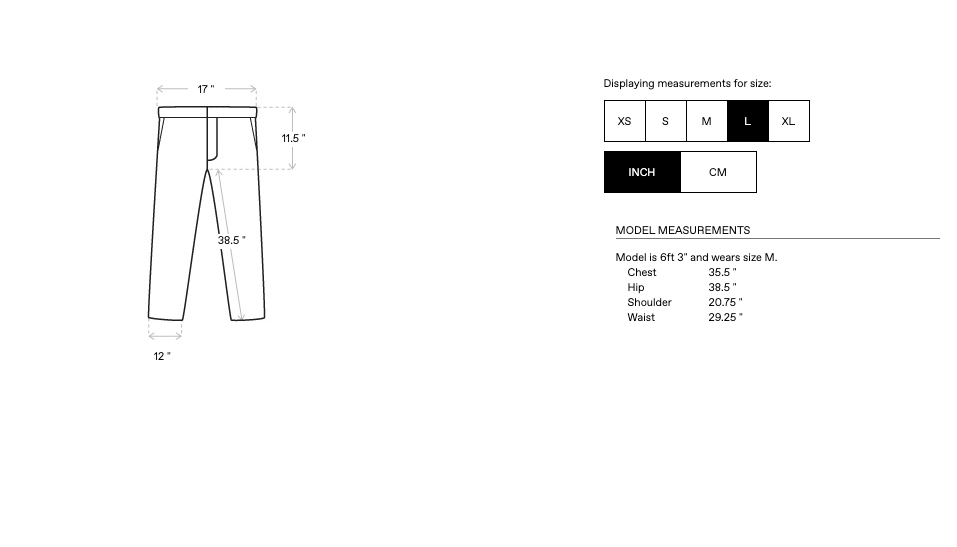 Uncertain Factor x Offensive Lineman Trousers