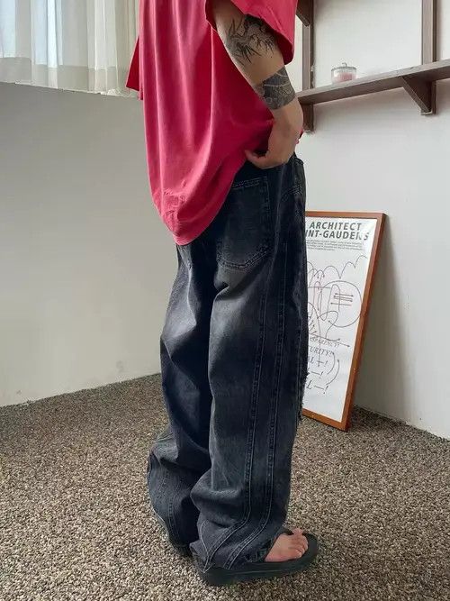 Japanese Brand Retro punk denim pants Size US 31 - 6 Thumbnail