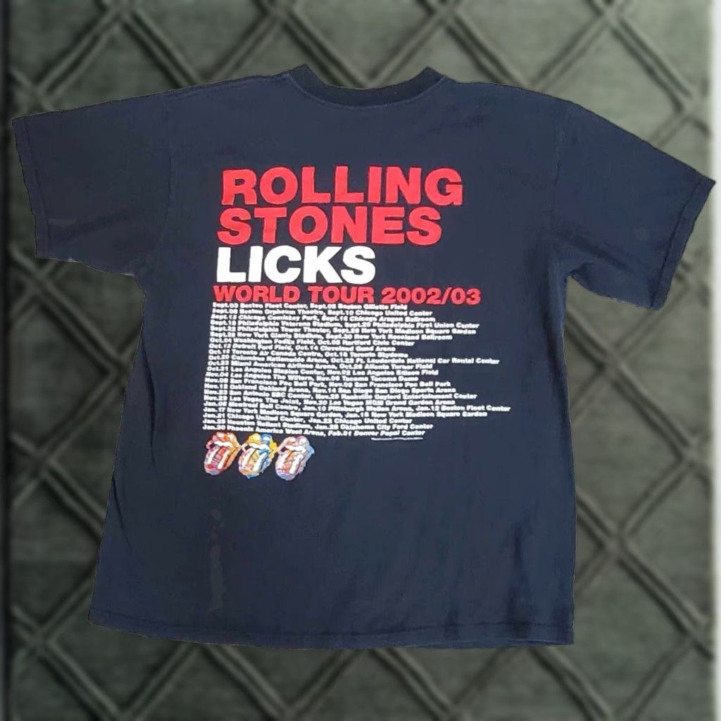 Vintage VINTAGE Rolling Stones Tour Shirt Adult L Black Band Graphic Faded 2003 Y2K Size US L / EU 52-54 / 3 - 1 Thumbnail