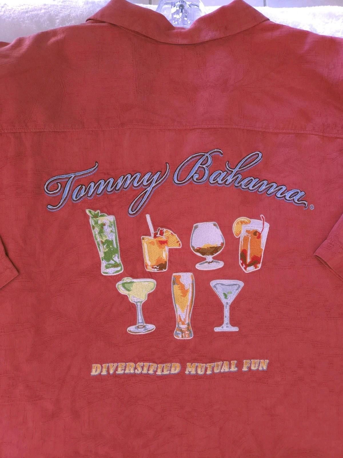 Tommy Bahama Tommy Bahama Mens 2XL Cocktail Button Up Shirt Short Sleeve Size US XXL / EU 58 / 5 - 2 Thumbnail