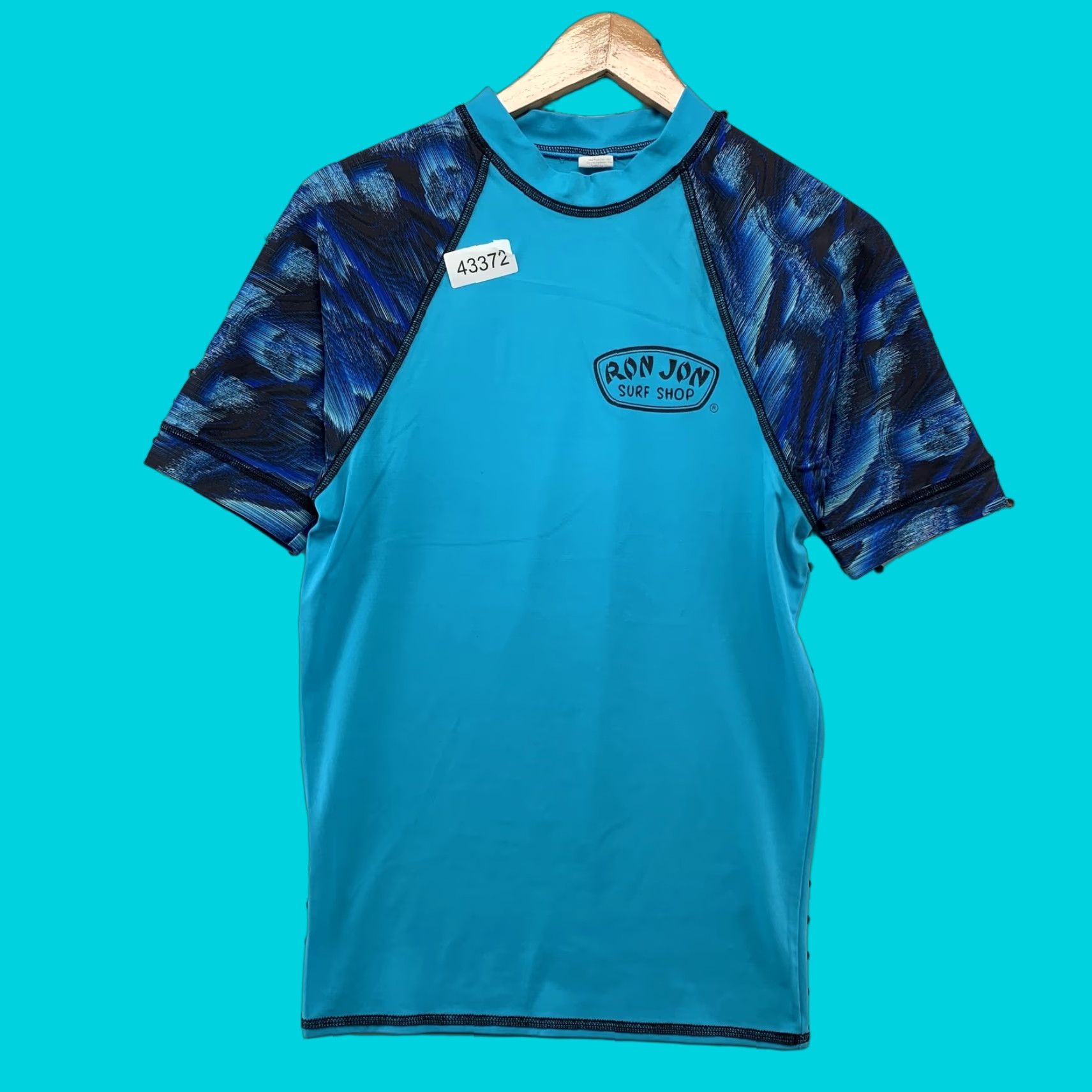 Ron Jon Surf Shop Ron Jon Surf Shop Rash Guard Shirt Blue Mens Medium Surfing Made USA Size US M / EU 48-50 / 2 - 1 Thumbnail