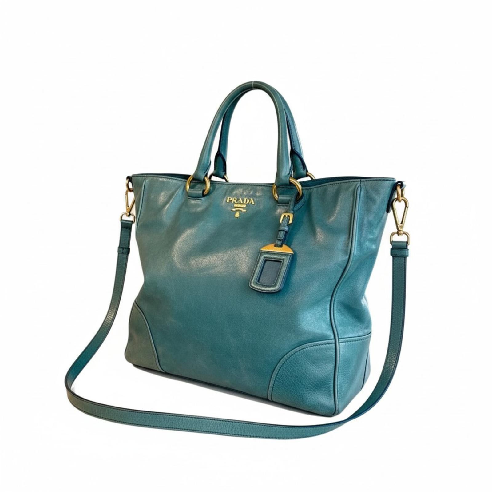 Prada Prada - Leather Tote Bag Size ONE SIZE - 1 Thumbnail