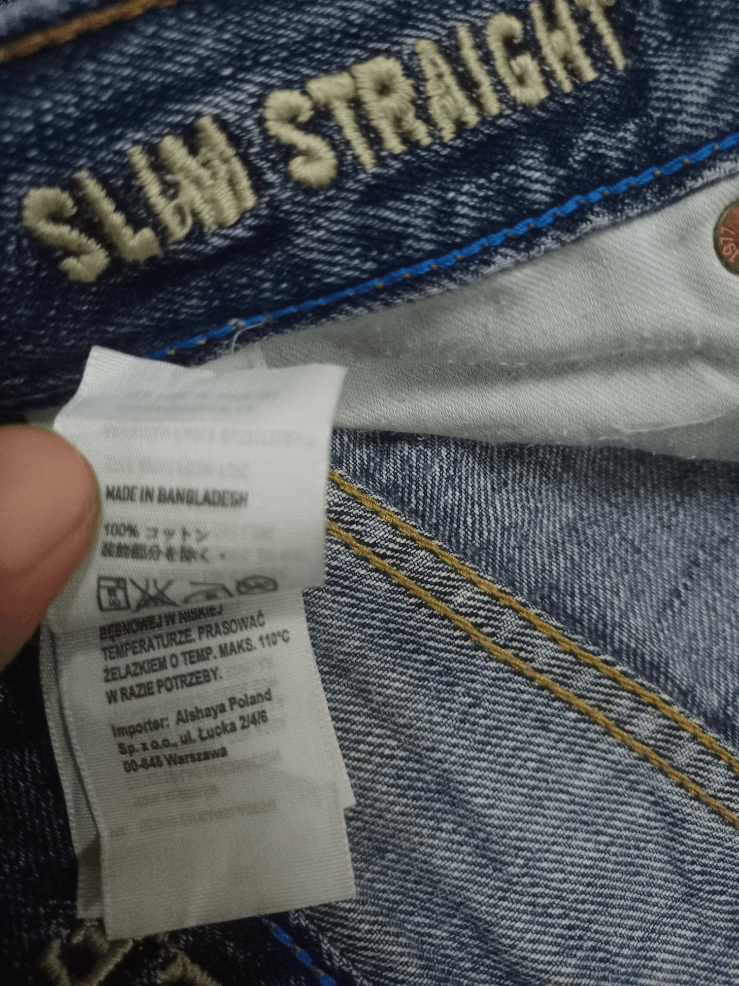 Japanese Brand Vintage Japanese Brand Blue Wash Distressed Jeans 29x26 Size US 29 - 13 Thumbnail