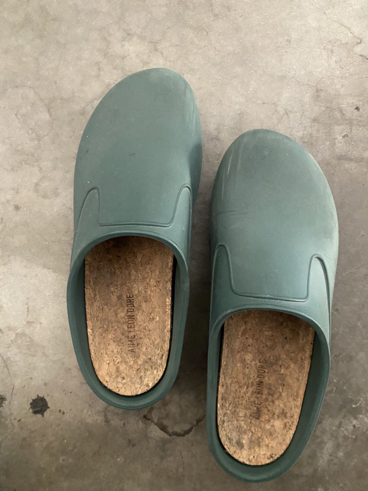 靴 aime leon dore Garden mule Aime Leon Dore Unisex ALD Garden Mule Laurel Oak Slip Ons