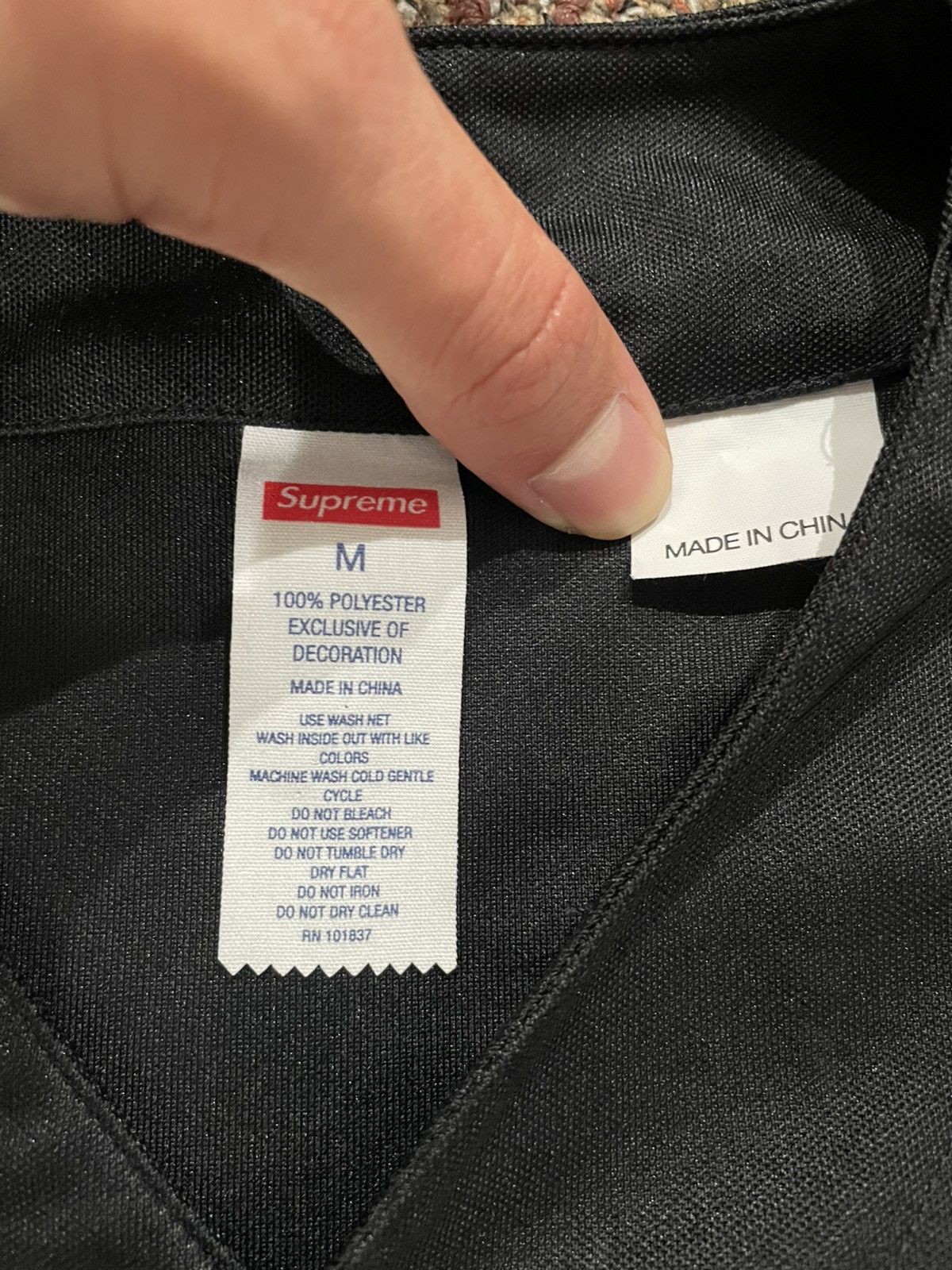 Supreme Supreme Rhinestone Stripe Baseball Jersey (Medium) Size US M / EU 48-50 / 2 - 5 Thumbnail