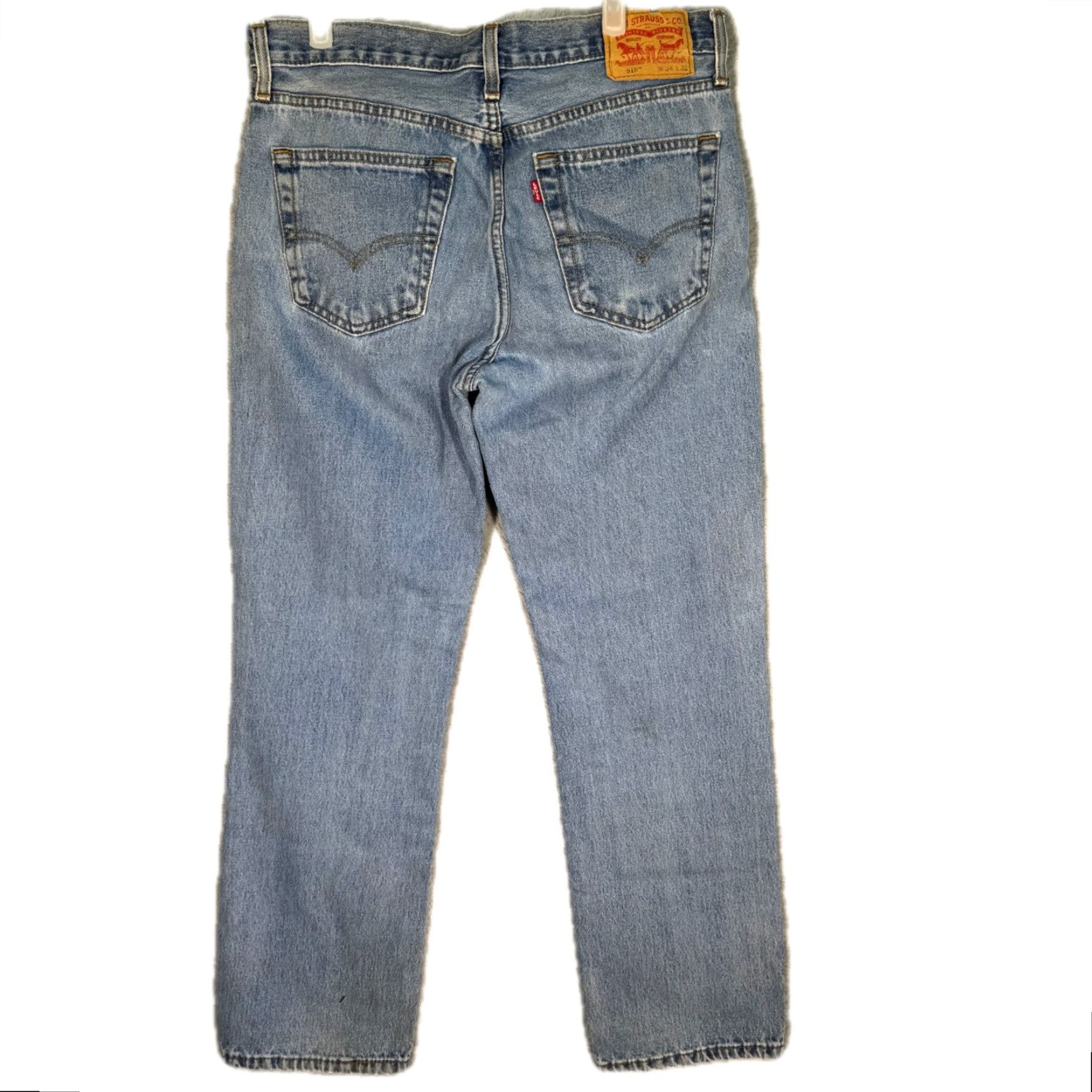 Levi's VINTAGE Levi’s 516 Jeans Men’s Slim Straight Jeans 34x32 Blue Light Wash Denim Slim Straight Leg Mens Size US 34 / EU 50 - 2 Thumbnail