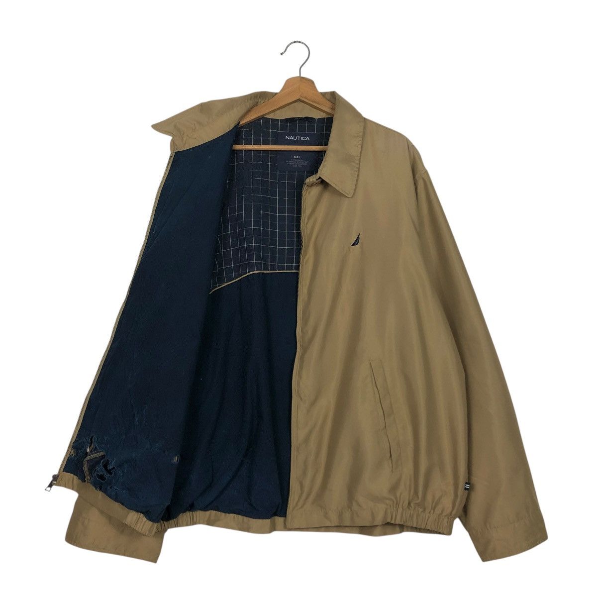 Japanese Brand 🔥VINTAGE BOMBER JACKET BLANKET STRIPED NAUTICA ISSEY MIYAKE Size US XXL / EU 58 / 5 - 13 Thumbnail