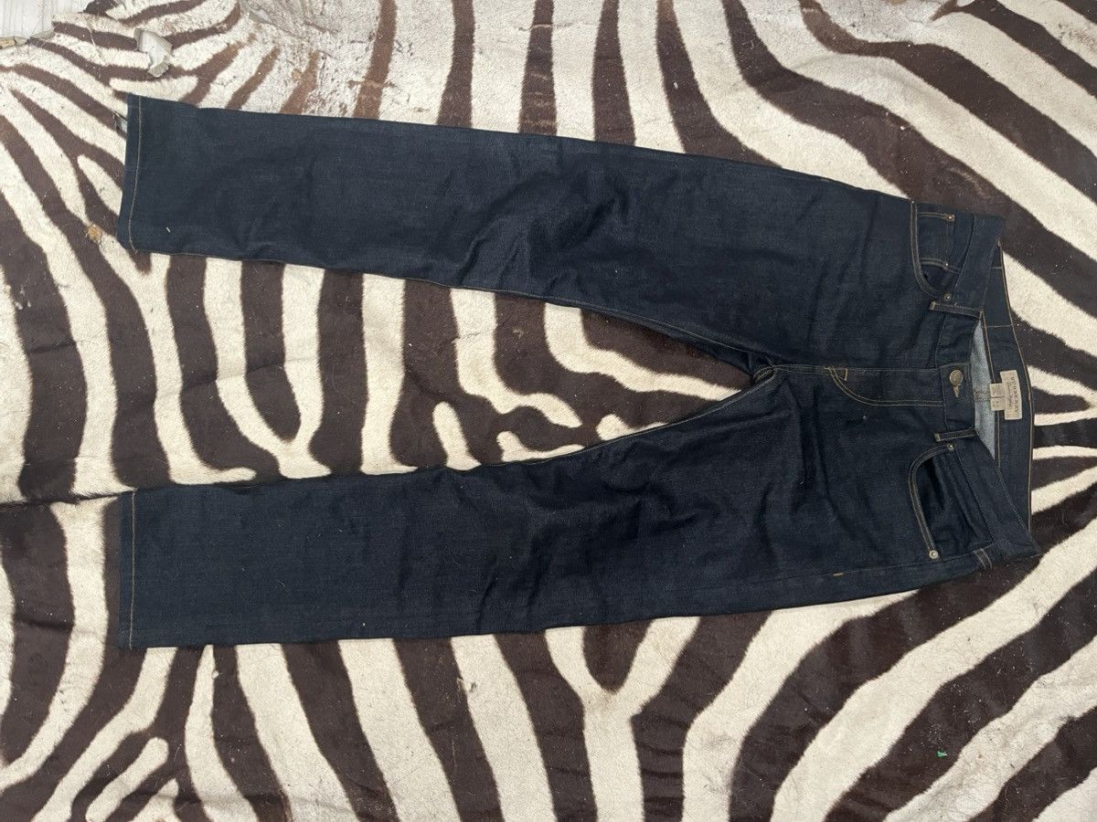 Burberry raw denim slim fit pants