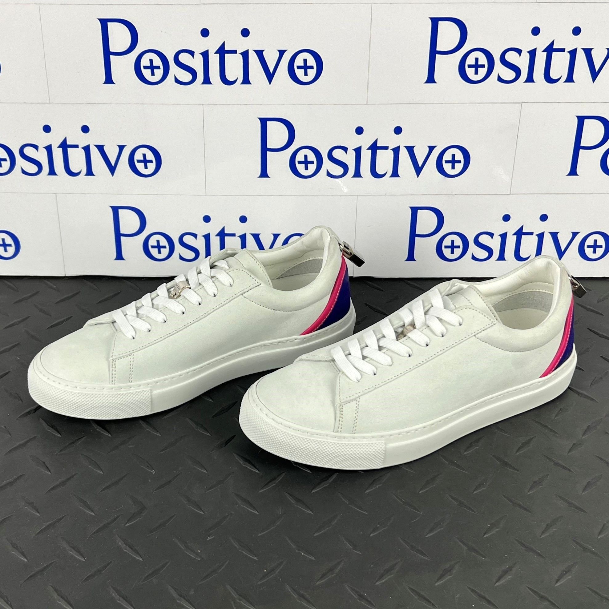 Buscemi Buscemi Tennis Lock Purple Trio Leather Sneakers US 7 Size US 7 / IT 37 - 2 Thumbnail