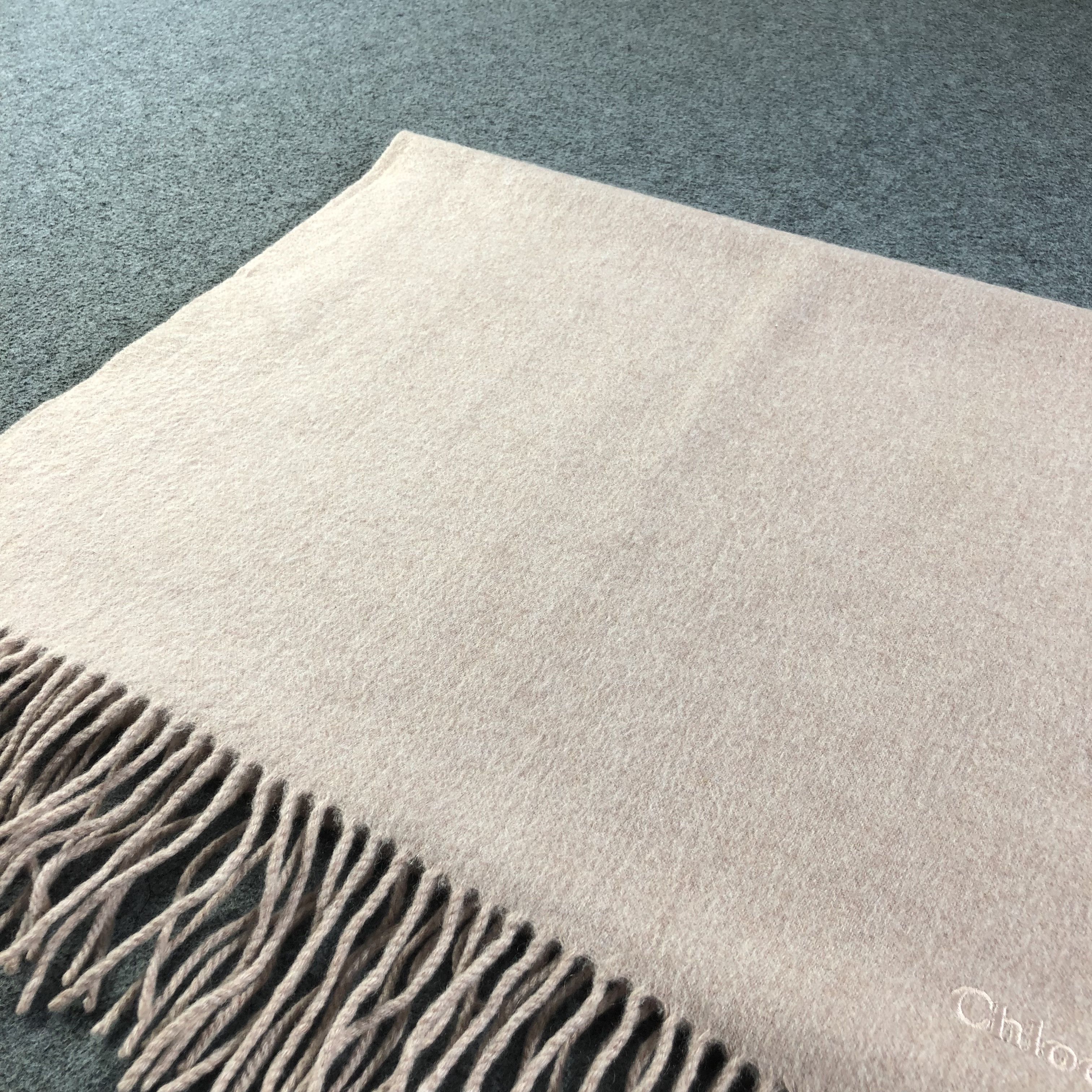 Vintage Chloe Cashmere Scarf Muffler V1138 Size ONE SIZE - 3 Thumbnail