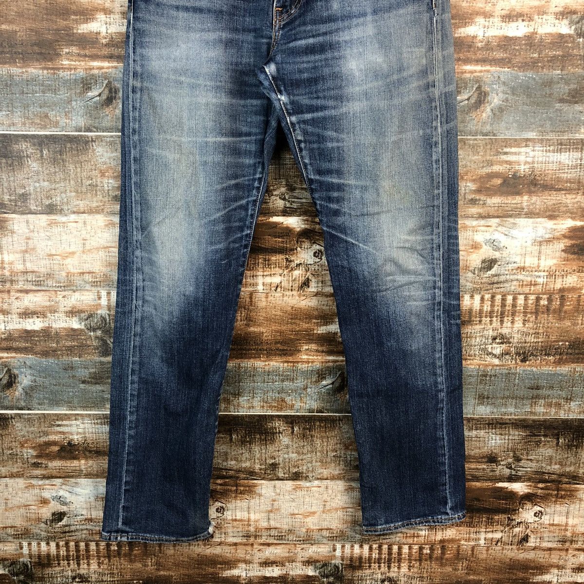 Levi's 513 Levis vintage faded Blue jeans Denim Pants #A2394 Size US 31 - 3 Thumbnail
