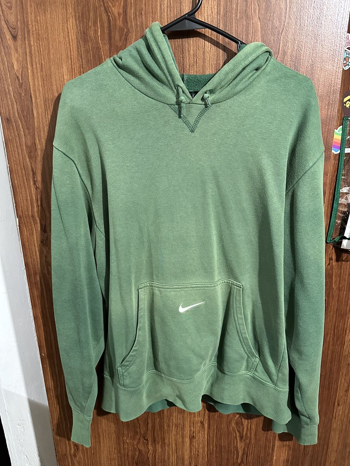 image of Nike Hoodie Y2K in Green, Men's (Size Medium)