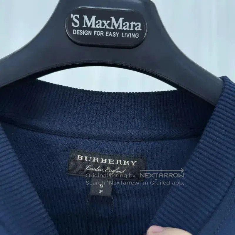 Burberry Burberry Men's Navy Cotton Logo Sweatshirt. Size US S / EU 44-46 / 1 - 6 Thumbnail