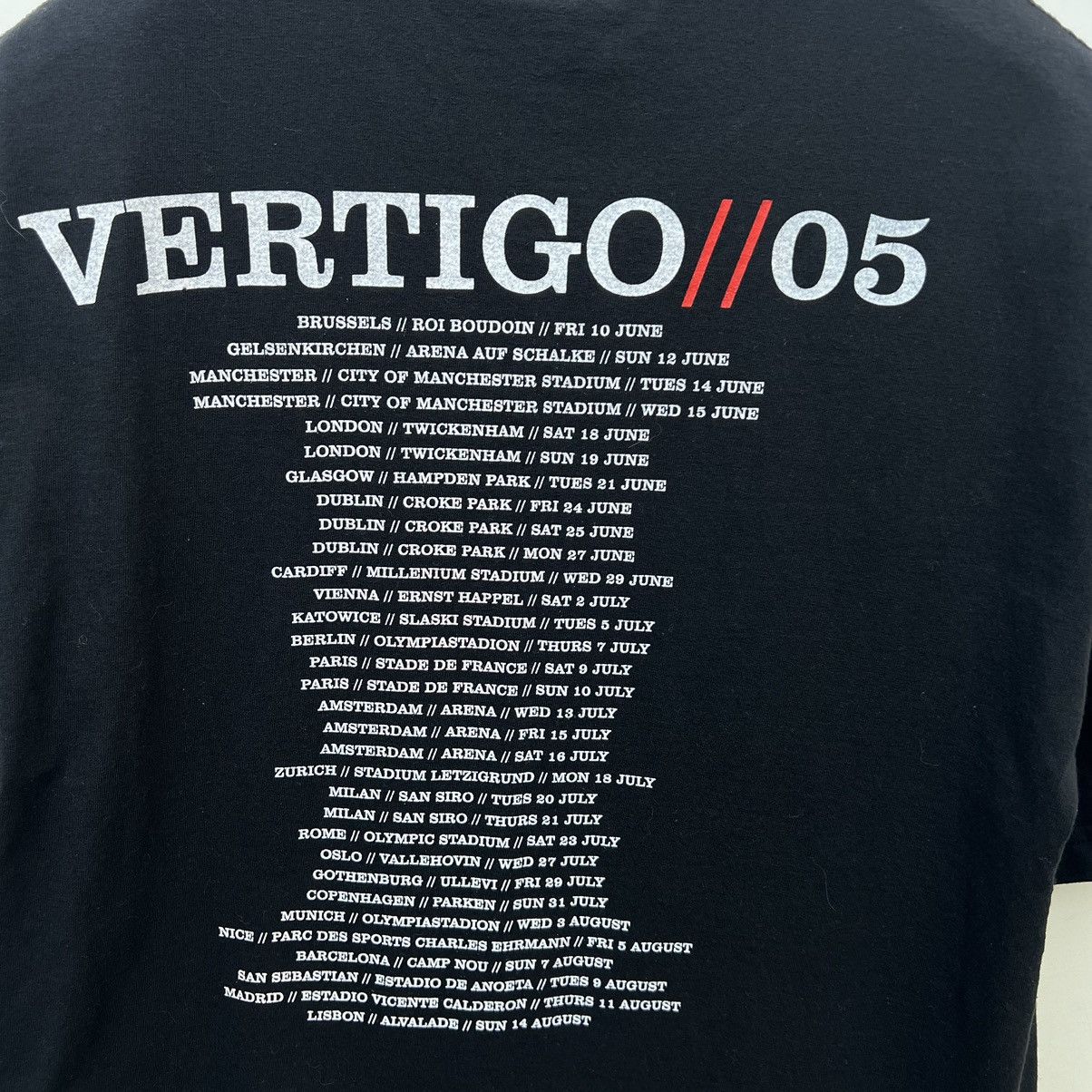 Band Tees × Vintage Vintage Y2K U2 Vertigo Tour Essential Rock Band T-Shirt Size US XL / EU 56 / 4 - 6 Thumbnail