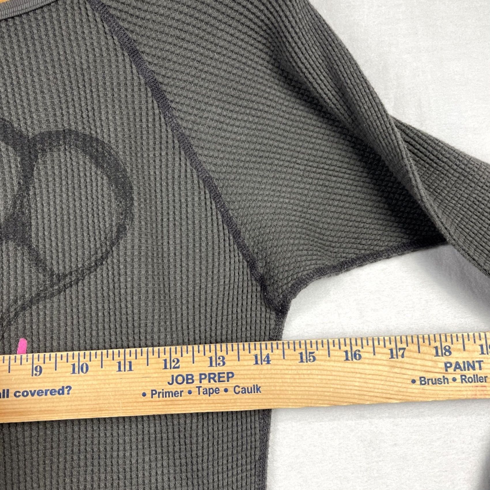 Juicy Couture VINTAGE Juicy Couture Shirt Womens Petite Peace Love Juicy Long Sleeve Thermal Size XS / US 0-2 / IT 36-38 - 7 Thumbnail