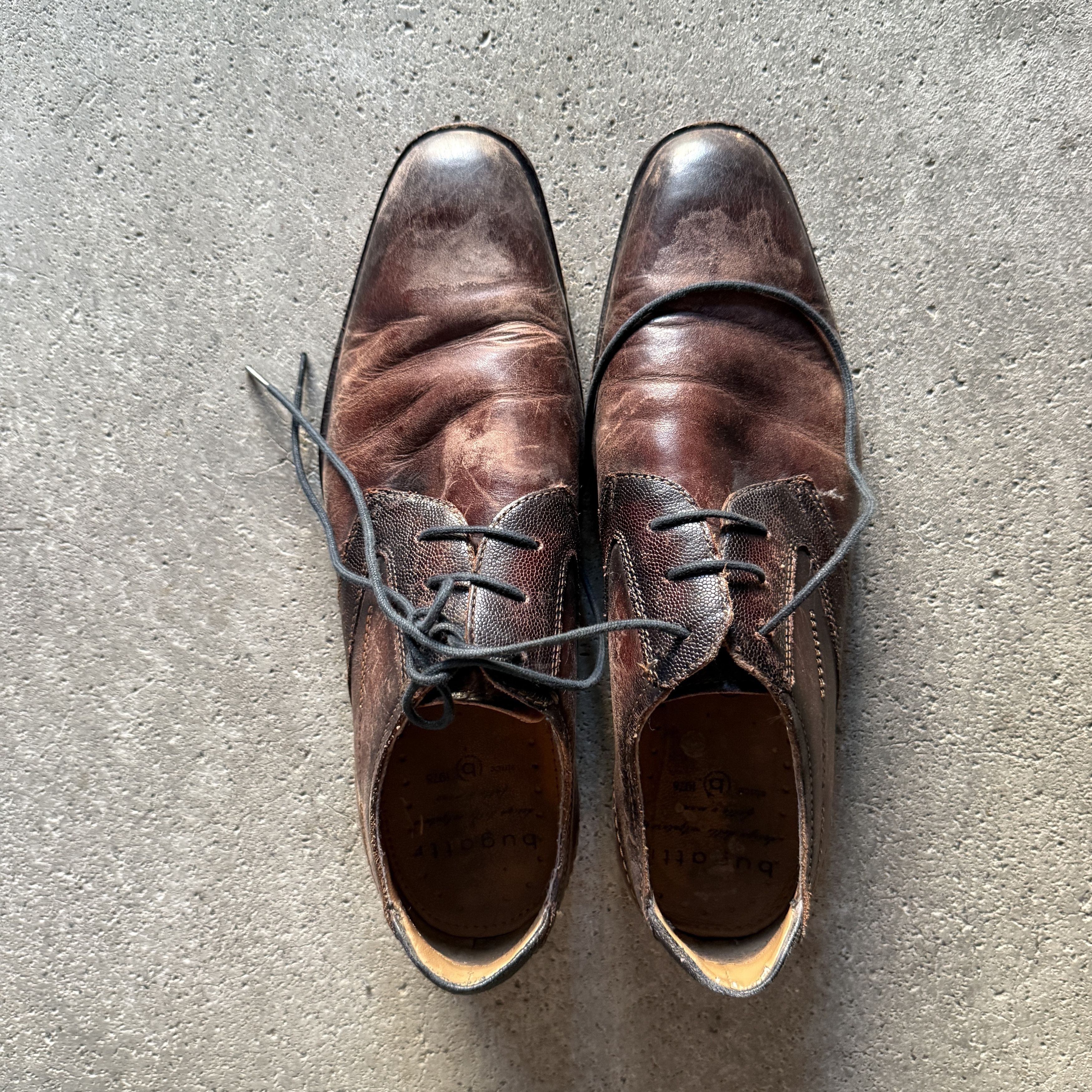 Bugatti vintage distressed faded Bugatti loafer oxford shoes Size US 9.5 / EU 42-43 - 5 Thumbnail