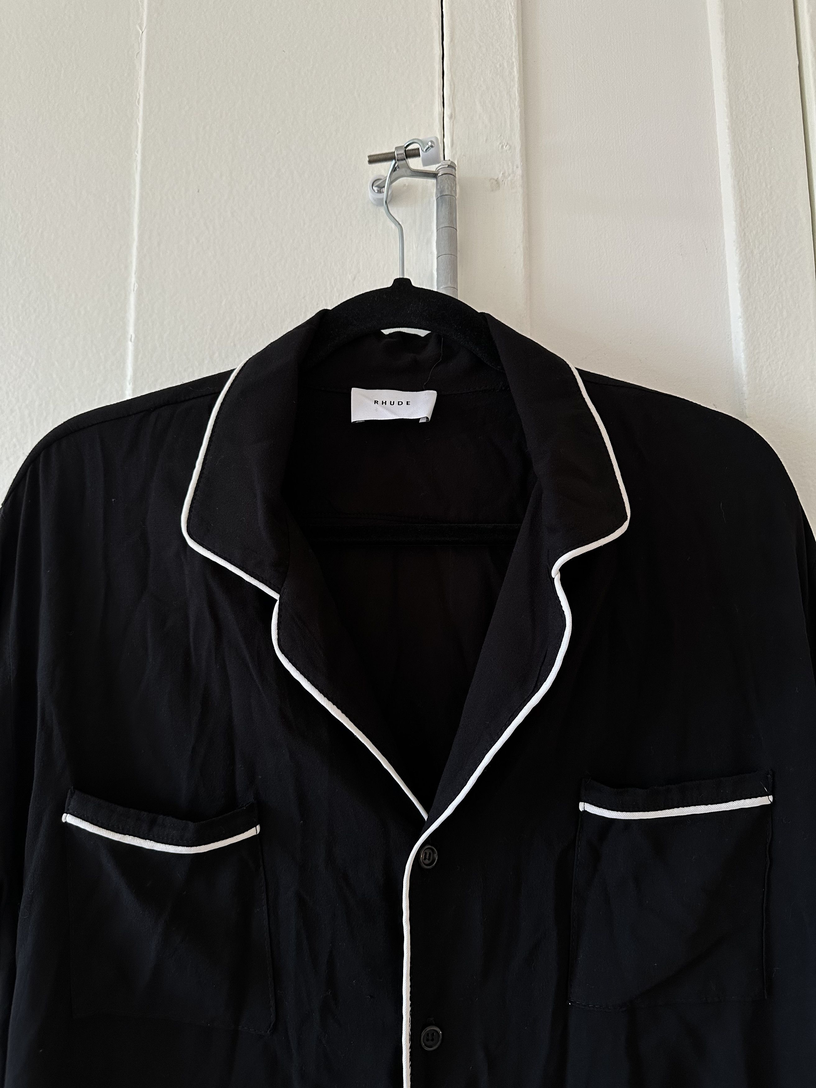 Rhude Rhude Camp Collar Pajama Shirt Size US XL / EU 56 / 4 - 2 Thumbnail