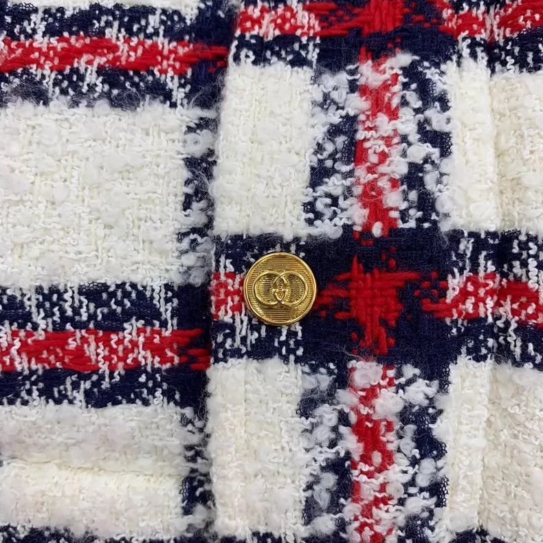 Gucci Gucci Checkered Wool Hooded Jacket-2506 Size US XS / EU 42 / 0 - 5 Thumbnail