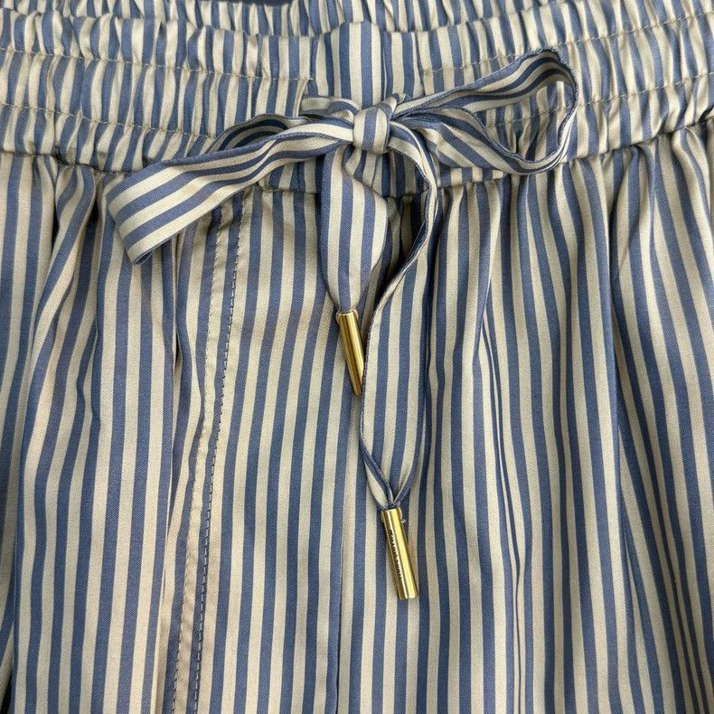 Louis Vuitton Louis Vuitton Brown grey mulberry silk trousers with vertic Size US 34 / EU 50 - 7 Thumbnail