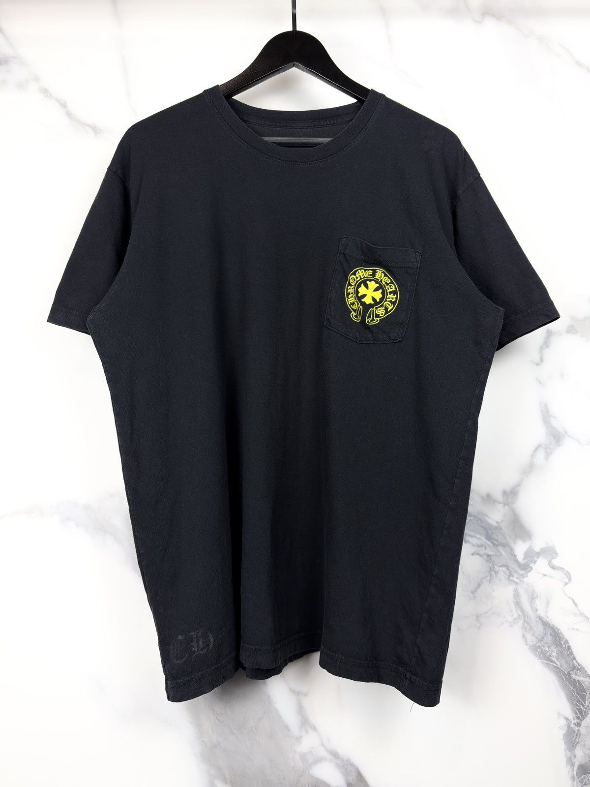 Chrome Hearts Chrome Hearts Yellow Eye Chart Horseshoe Logo Pocket Tshirt Size US XL / EU 56 / 4 - 2 Thumbnail
