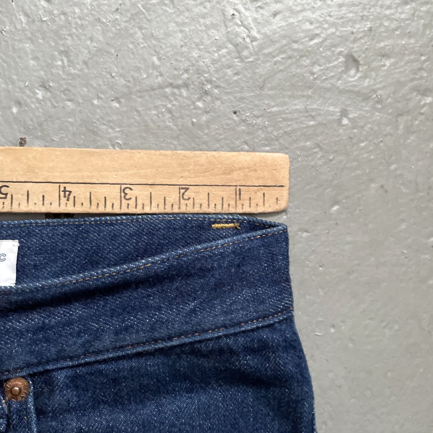 Denime VINTAGE Yaeca Jeans Indigo Denim Selvedge Fukubu Made In Japan 33 Jeans Mens Blue 90s Heritage Workwear Japanese (if 90s) Size US 33 - 7 Thumbnail