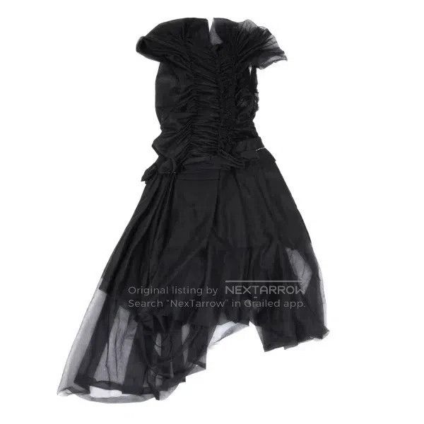 Comme des Garcons Comme Des Garcons Black vintage chiffon 3D design sense dr Size S / US 4 / IT 40 - 3 Thumbnail