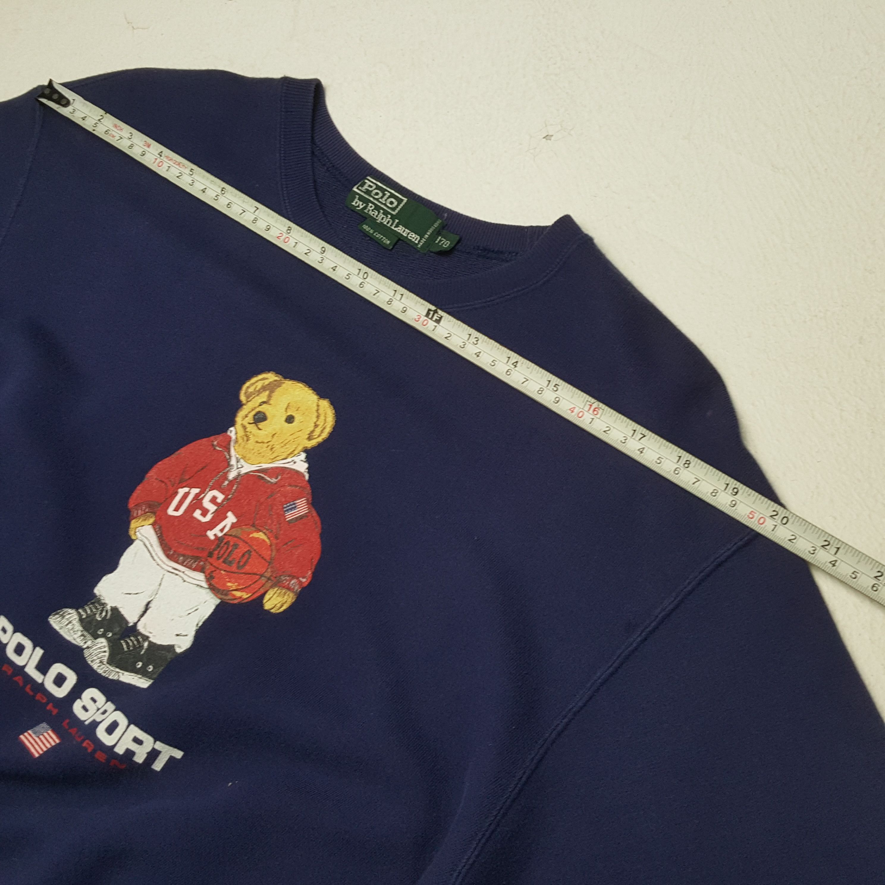 Polo Ralph Lauren × Vintage Vintage POLO BEAR by RALPH LAUREN Fashion Brand Sweatshirts Size US M / EU 48-50 / 2 - 4 Thumbnail
