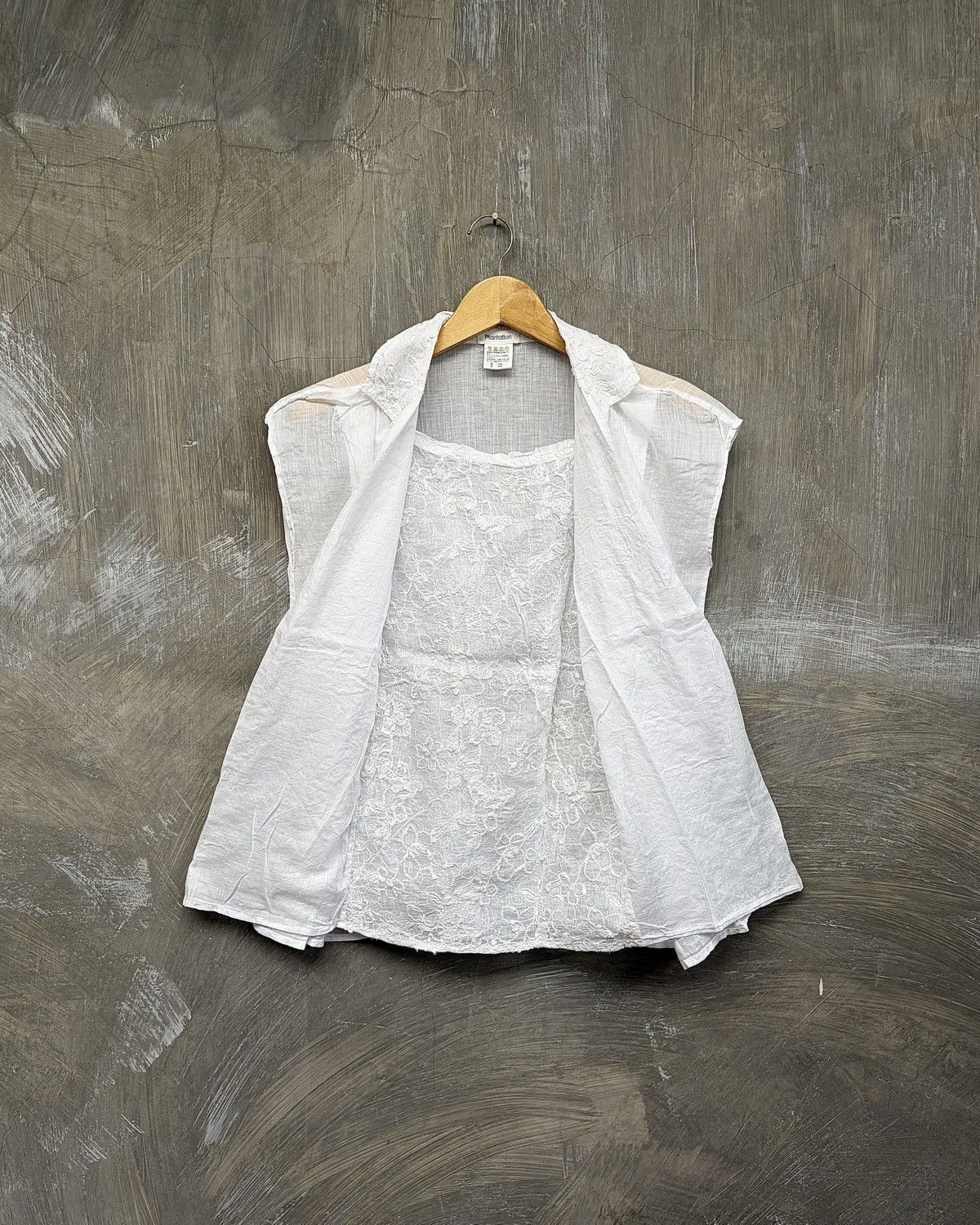 Issey Miyake Issey Miyake Plantation Women Blouse Size M / US 6-8 / IT 42-44 - 1 Thumbnail