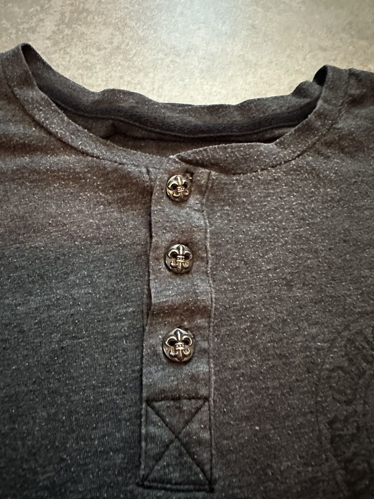 Chrome Hearts Vintage Chrome Hearts Horseshoe Henley Size US XL / EU 56 / 4 - 1 Thumbnail