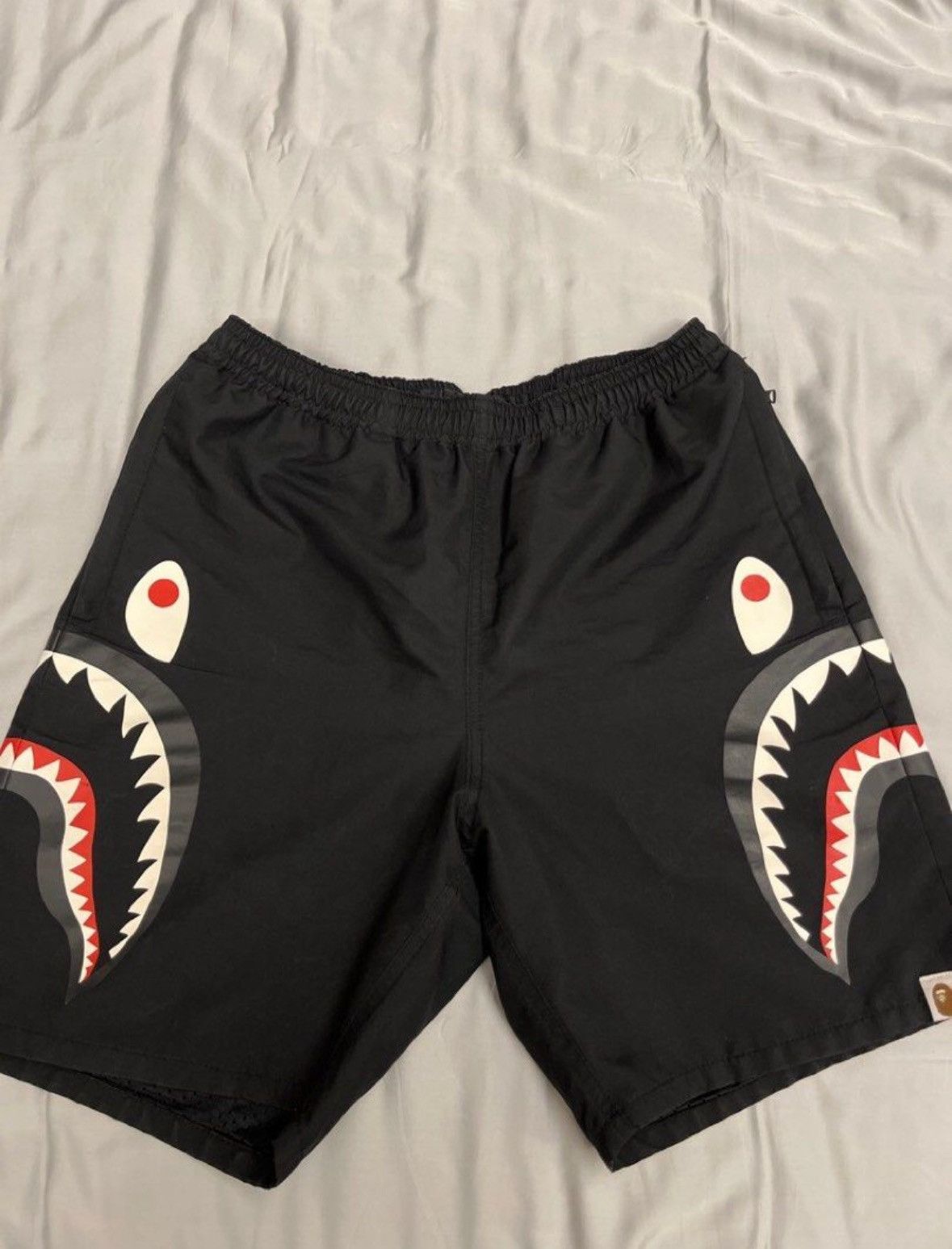 Bape Side Shark Beach Shorts Grailed