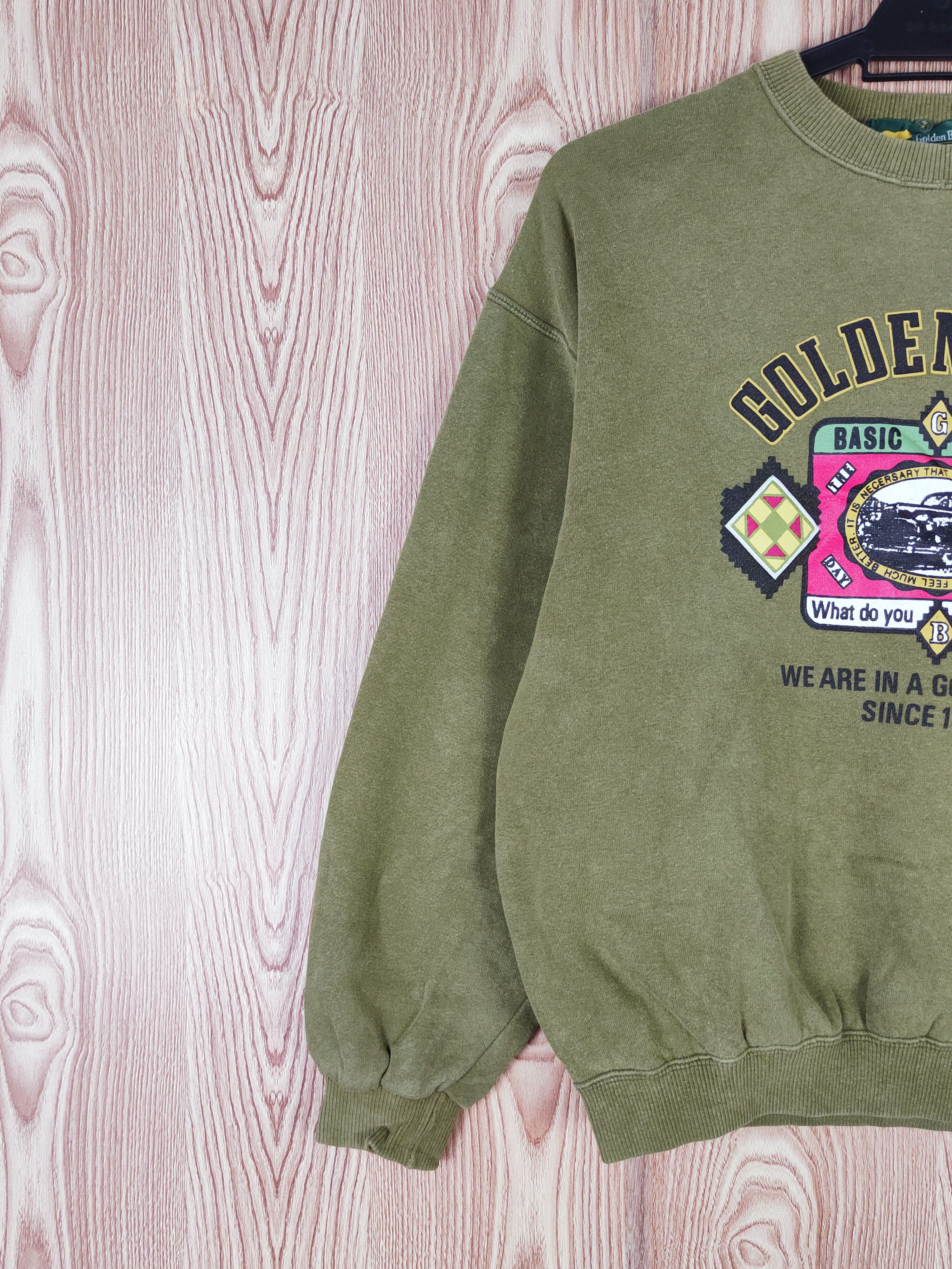 Golden Bear × Vintage Golden Bear Olive Vintage Sweatshirts Size M / US 6-8 / IT 42-44 - 4 Thumbnail