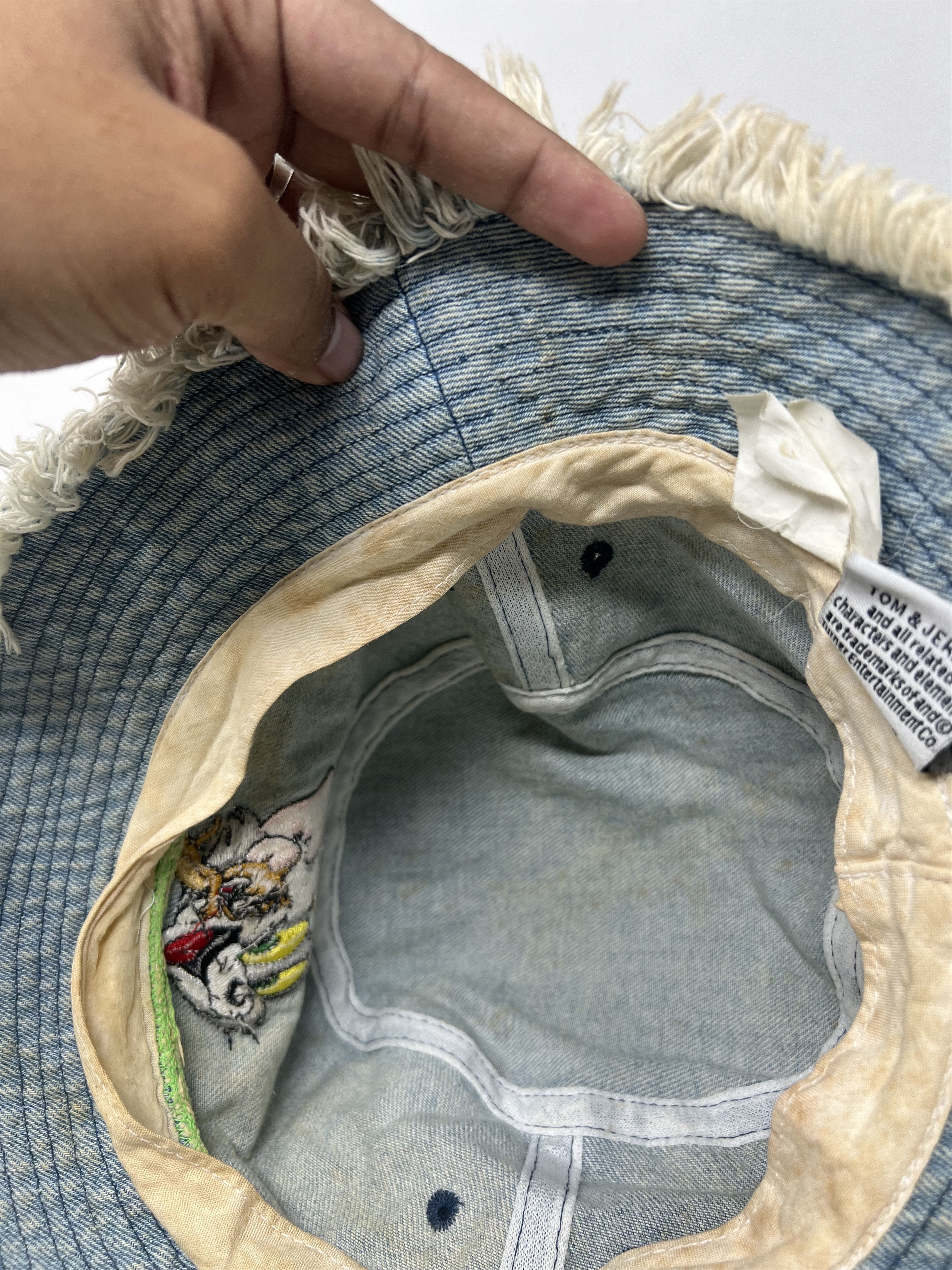 Hat Club Tom & Jerry Denim Hat Size ONE SIZE - 10 Thumbnail