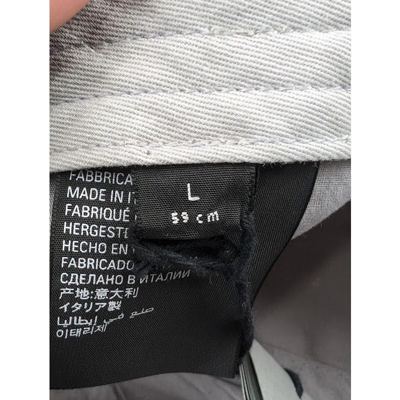 Balenciaga o1rshd1 Size: L / Cut Up Hat / Cap in Gray/Black Size ONE SIZE - 14 Thumbnail
