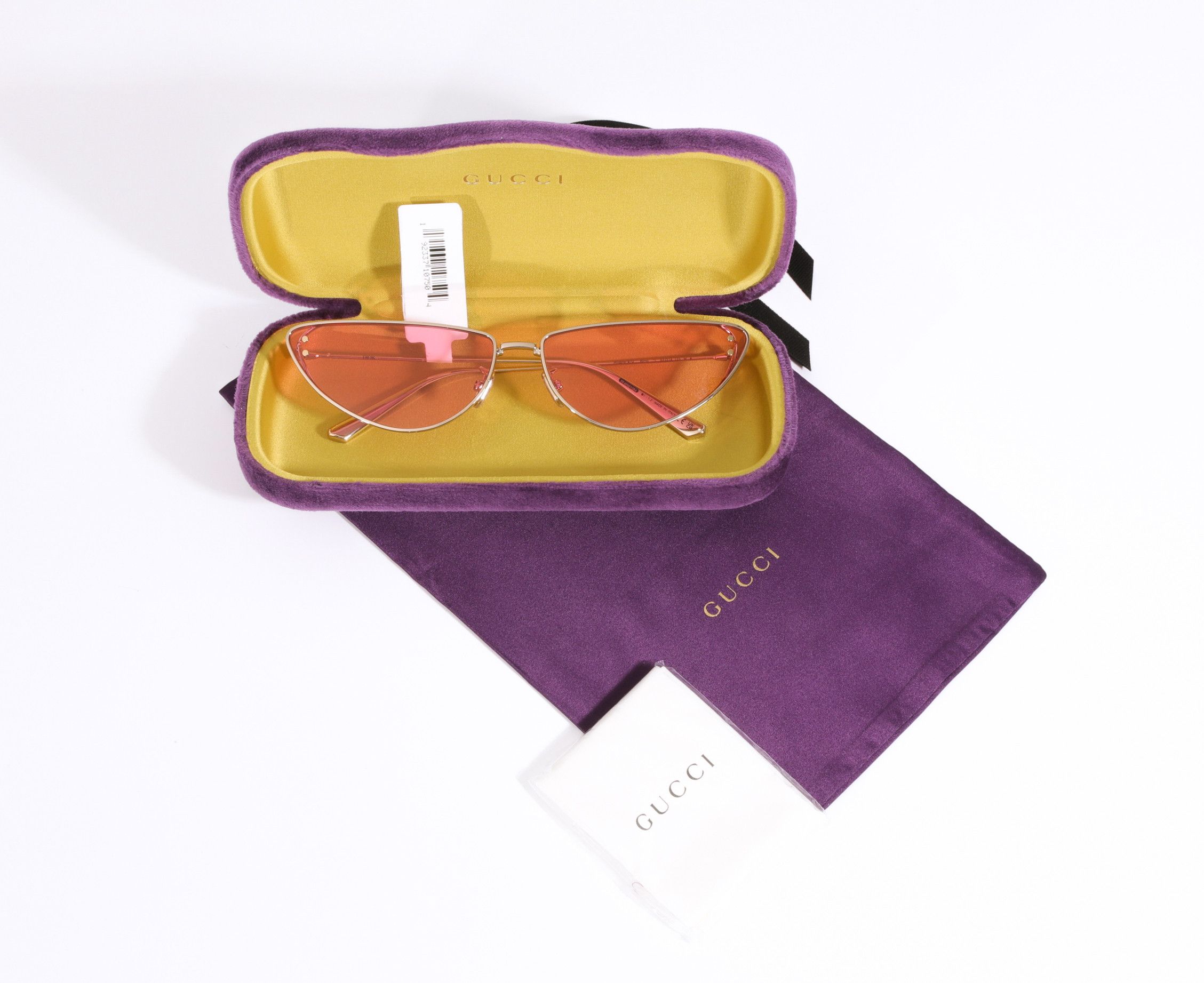 Dior NEW $490 DIOR MissDior CatEye Gold Sunglasses Pink B1U B0N0 Size ONE SIZE - 3 Thumbnail