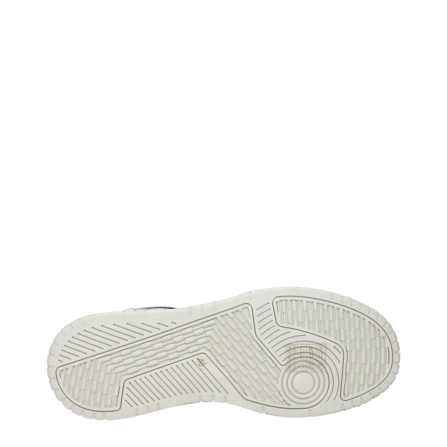 44 LABEL GROUP ob1o1e1025 Low-Top Sneakers in Off White/Black Size US 7 / EU 40 - 4 Thumbnail