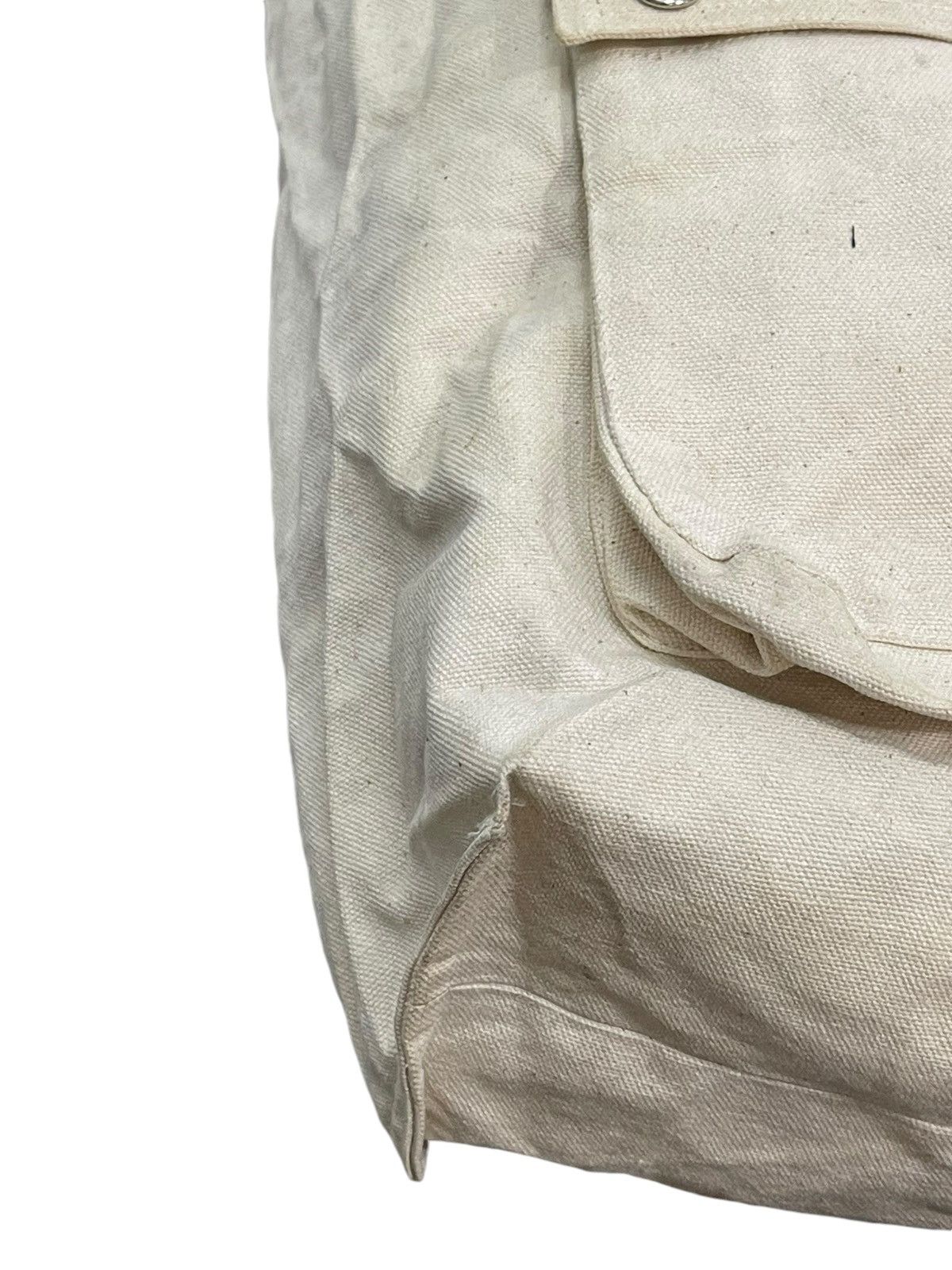 Japanese Brand Army Bag Style Gomme H Ex Yohji Cotton Canvas 1🟩0 Size ONE SIZE - 4 Thumbnail