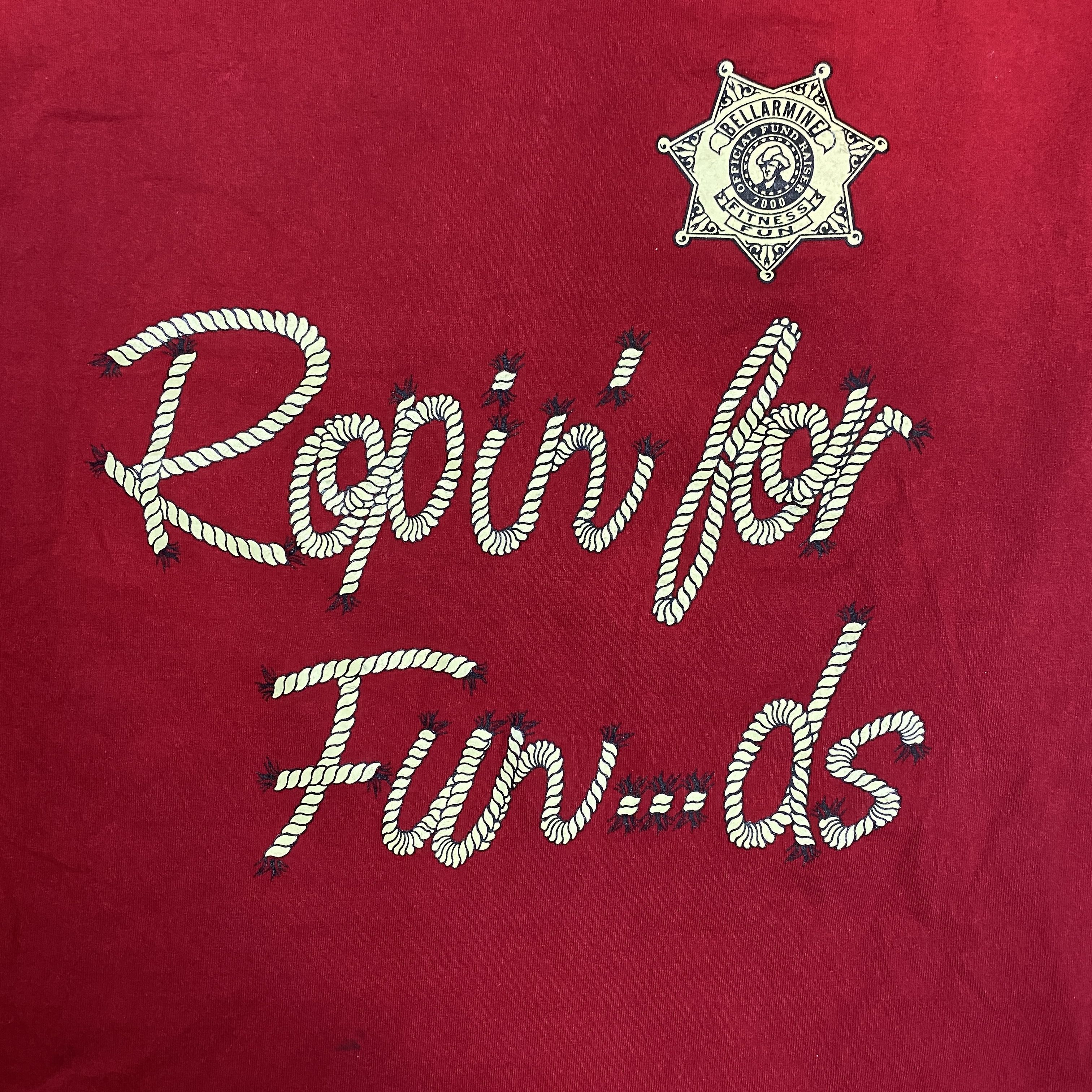 Vintage 2000 Vintage Red Rodeo Fundraiser Tee Small Size US S / EU 44-46 / 1 - 3 Thumbnail