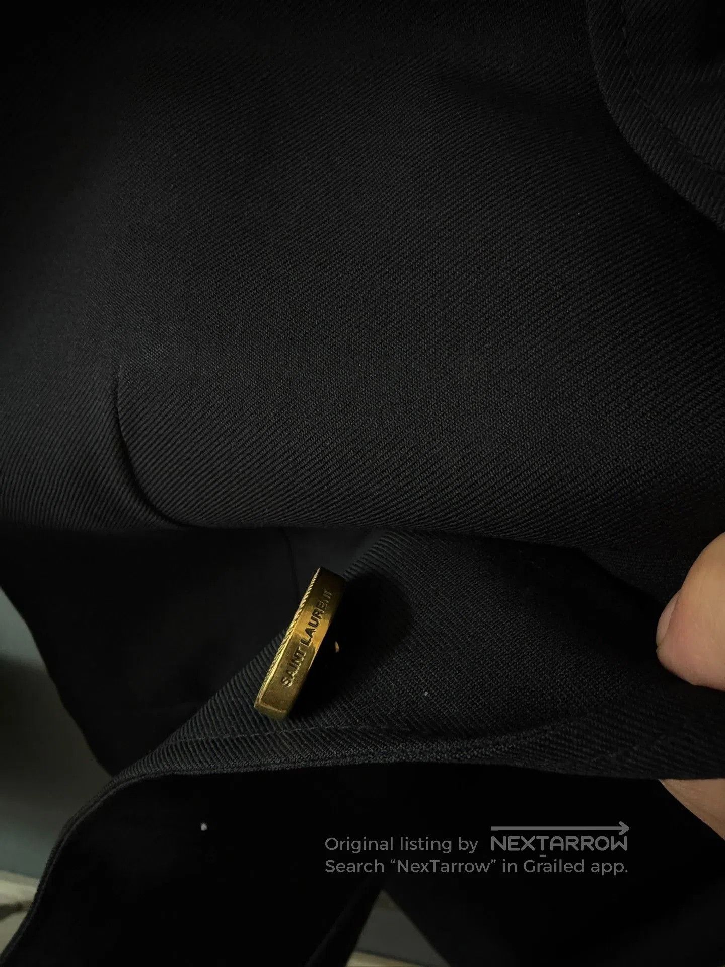 Saint Laurent Paris Saint Laurent Black Smoking Blazer. Size US M / EU 48-50 / 2 - 3 Thumbnail