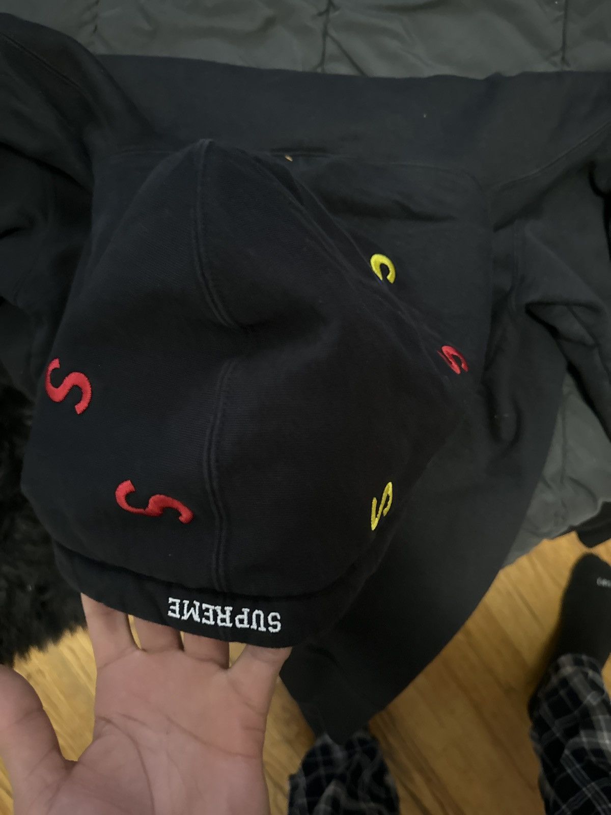 Supreme Supreme Embroided S Hooded Sweatshirt Size US L / EU 52-54 / 3 - 4 Thumbnail