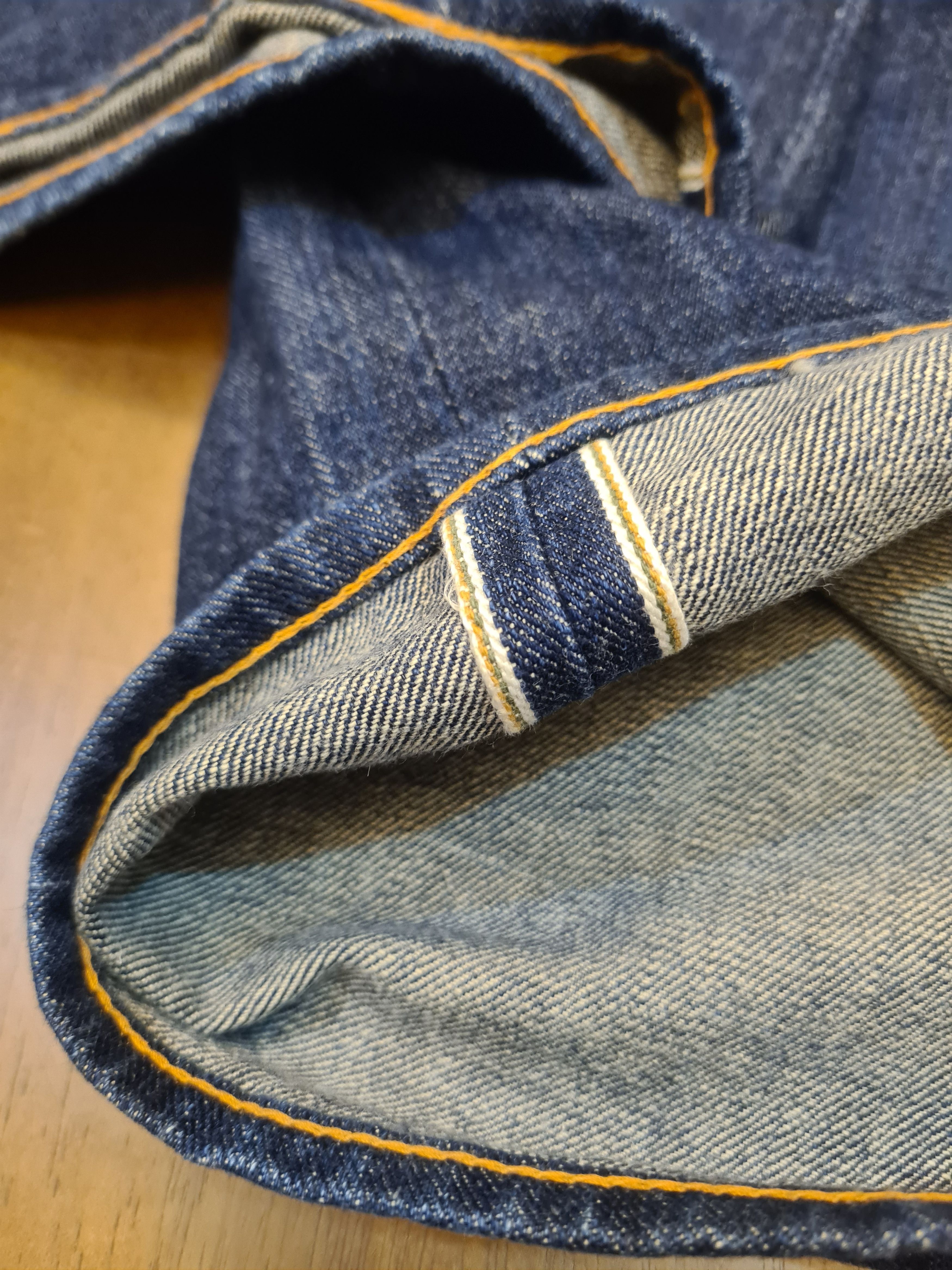 Vintage × Wrangler Vintage wrangler blue bell selvedge denim Size US 35 - 4 Thumbnail