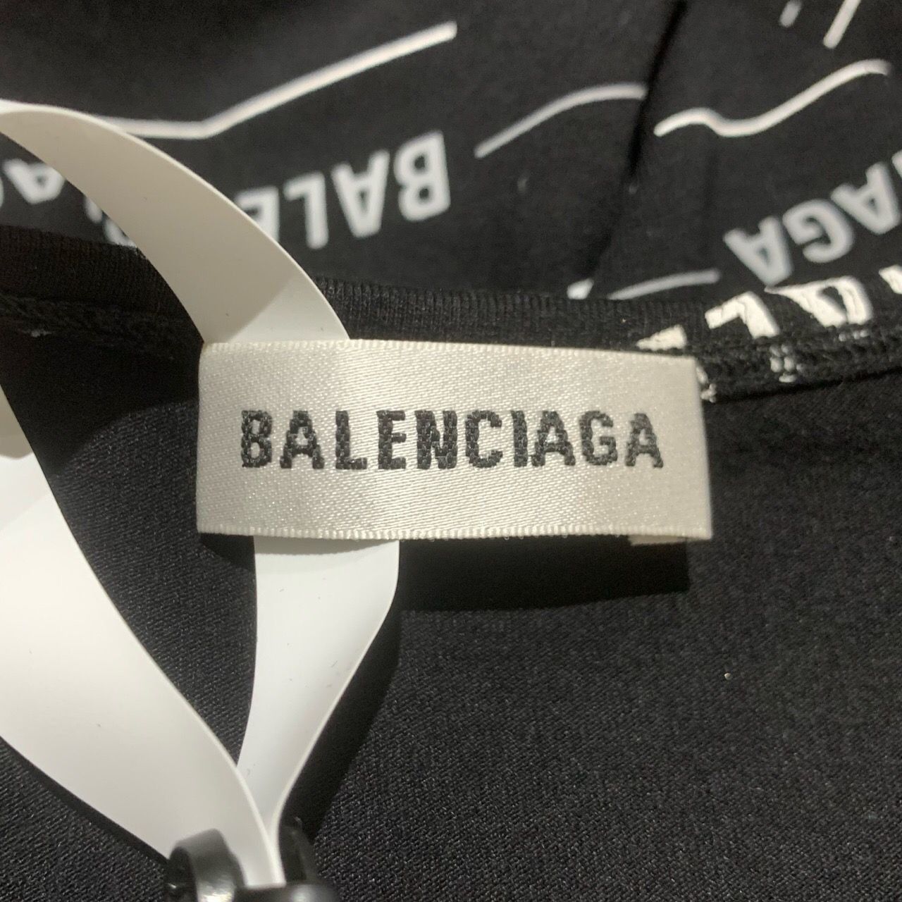 Balenciaga Balenciaga Logo Print Black Long-Sleeve T-Shirt (Size S) Size S / US 4 / IT 40 - 2 Thumbnail