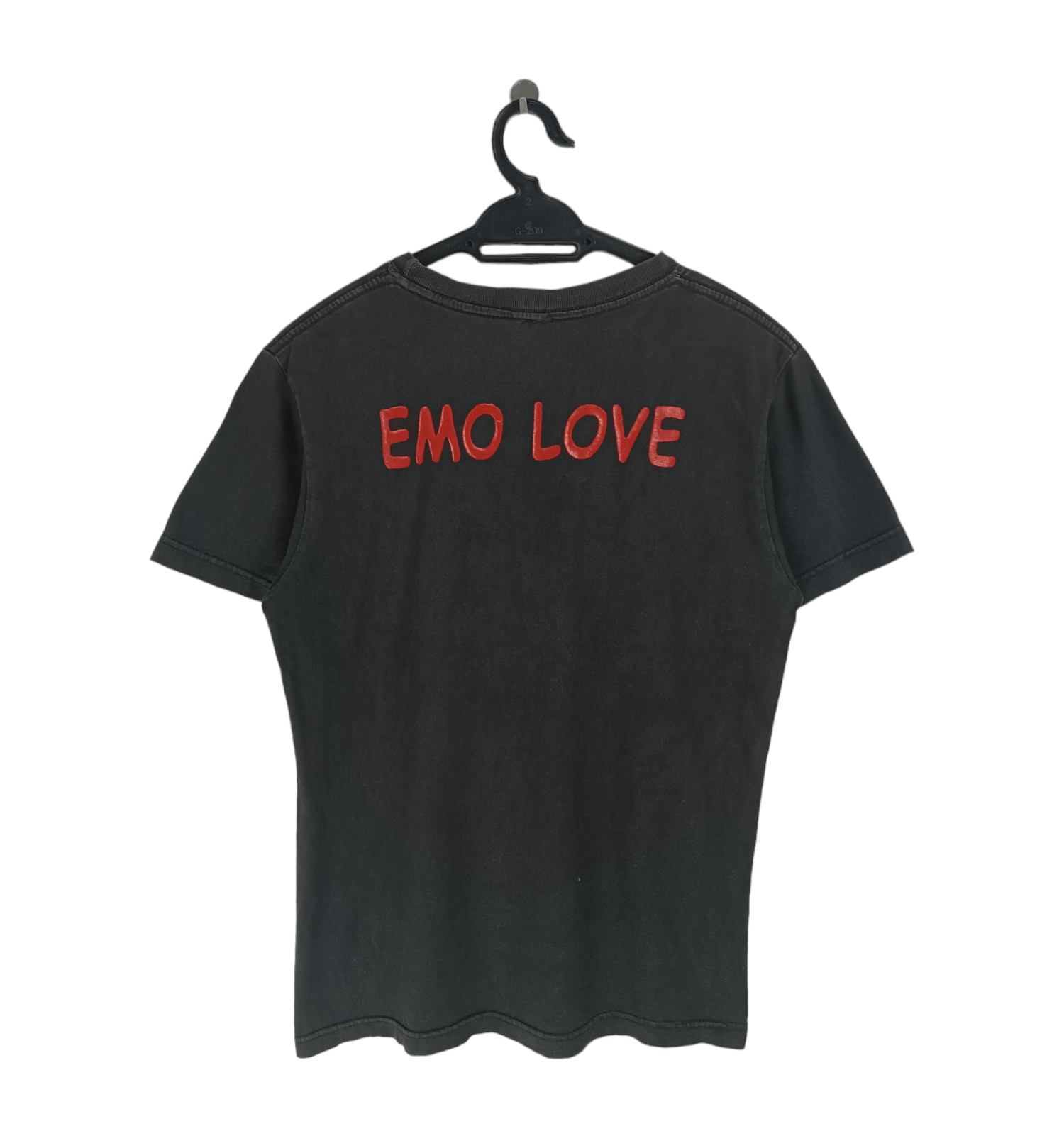 Vintage FADED VINTAGE Y2K EMO LOVE ❤️TEE PUNK GOTH MCR RARE Size US S / EU 44-46 / 1 - 2 Thumbnail