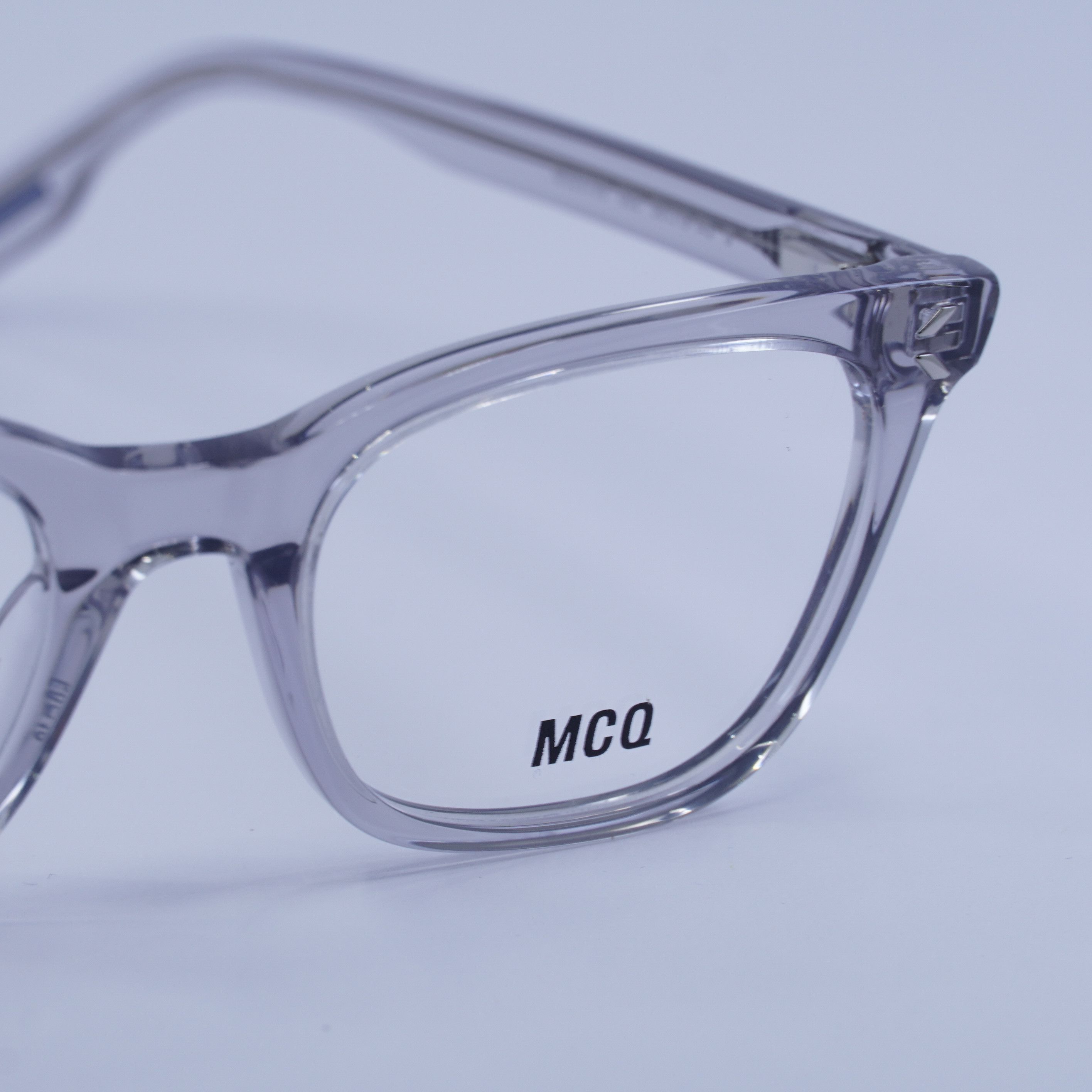 McQ Alexander McQueen McQ by Alexander McQueen MQ0379O 002 Eyeglasses Grey 50mm Size ONE SIZE - 8 Thumbnail