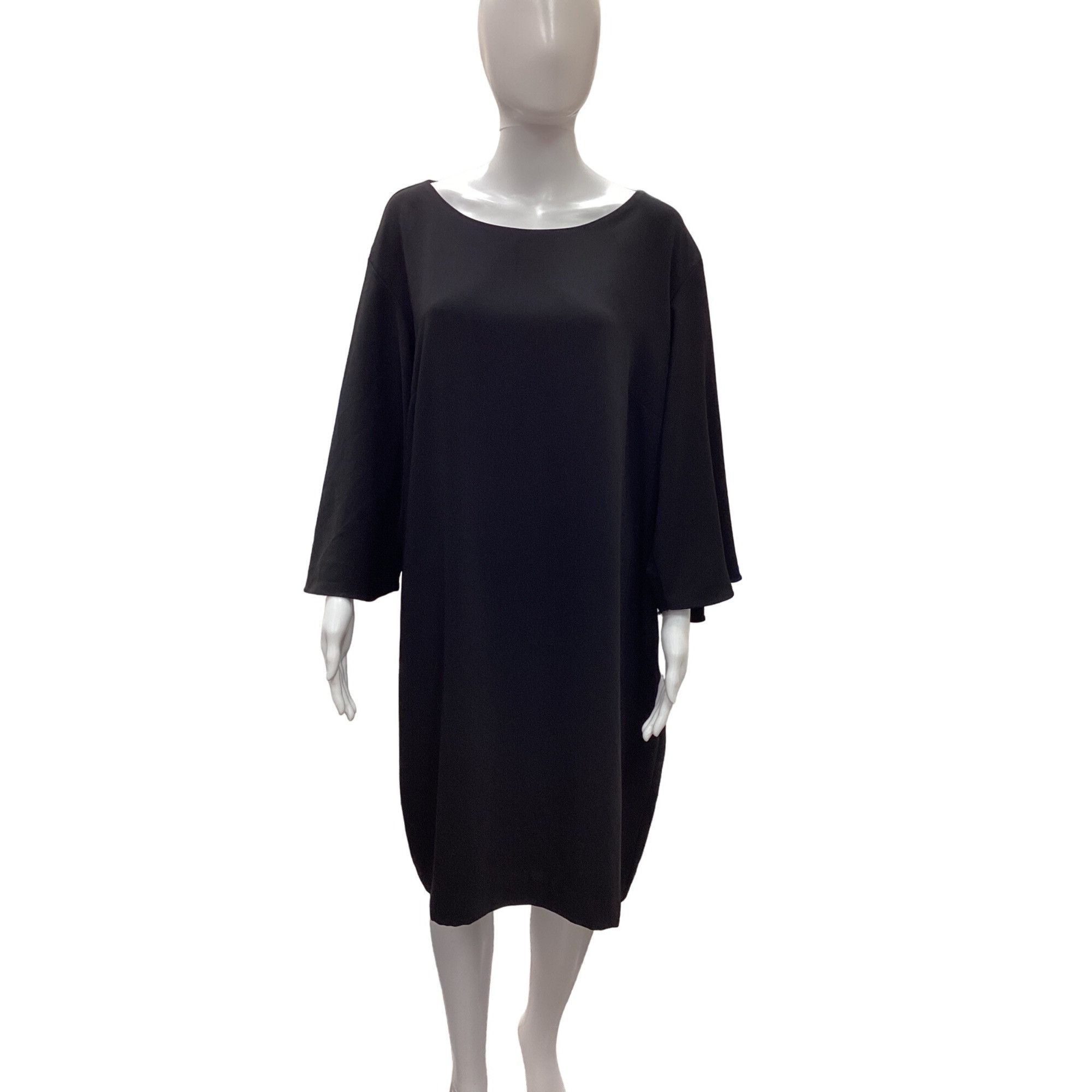 Lauren Ralph Lauren Lauren Ralph Lauren SKU 557 Womens Black Shift Dress Size 16 Size XXL / US 16-18 / IT 52-54 - 3 Thumbnail