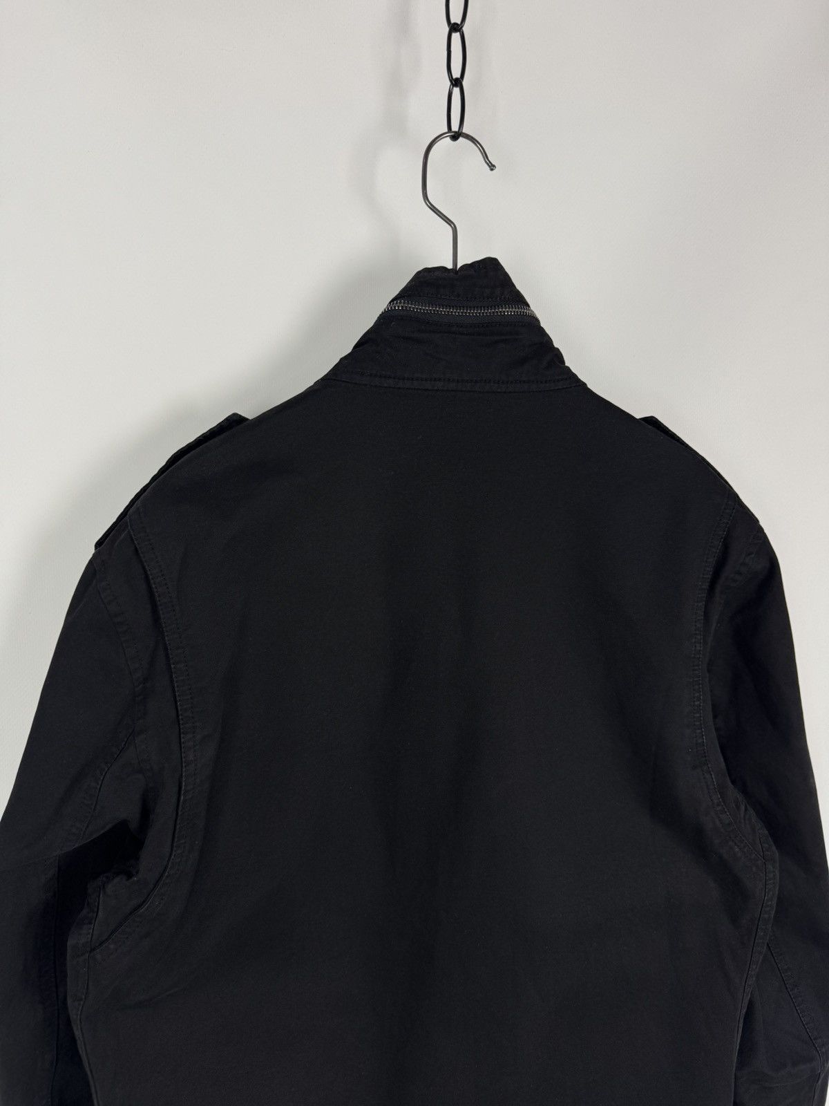 Joseph Joseph Washed Cotton Military Style Black Jacket Size US M / EU 48-50 / 2 - 13 Thumbnail