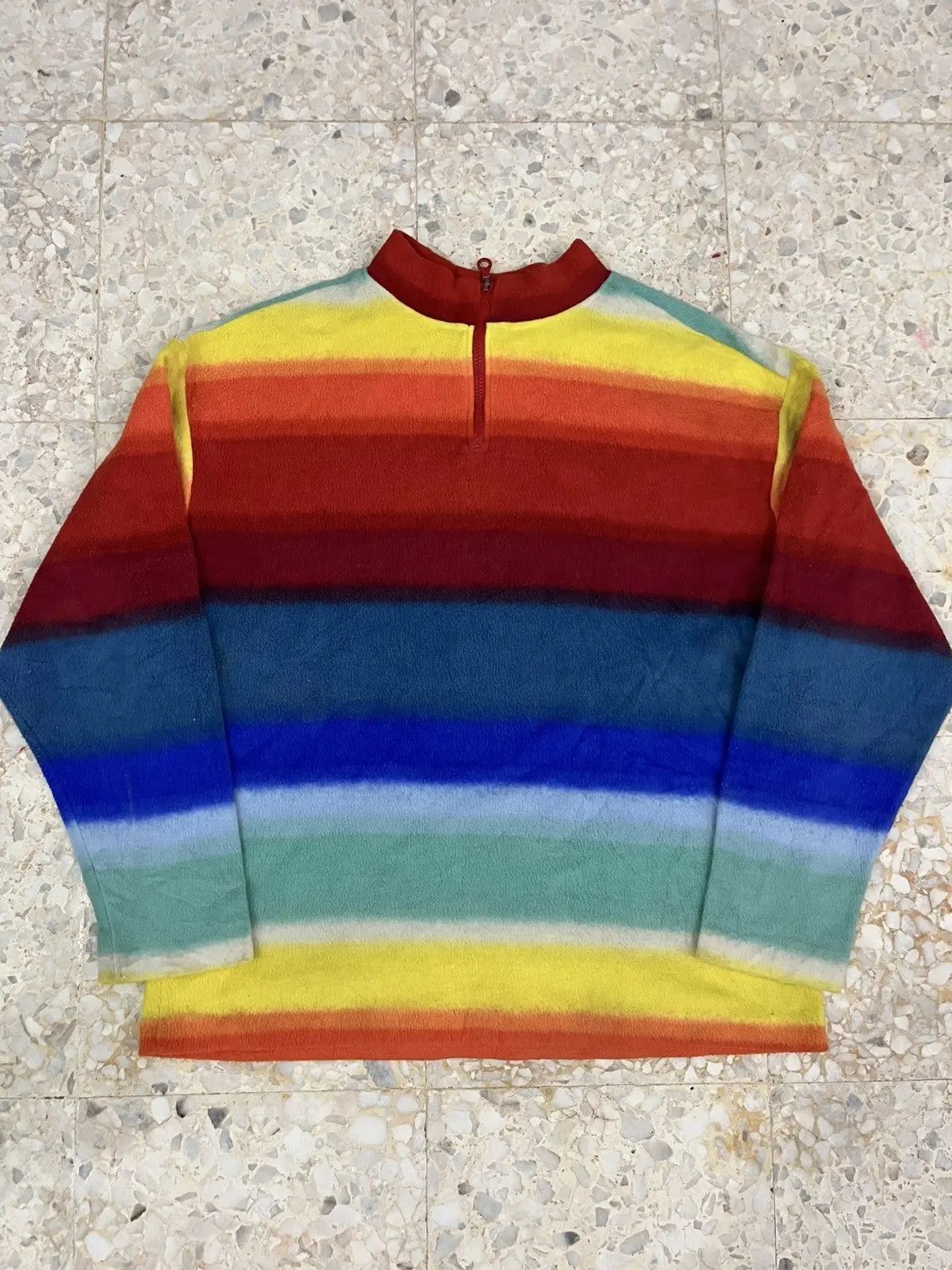 United Colors Of Benetton 🎱 Combo Deal Lots of 3 Fleece Fullprinted Jackets Size US M / EU 48-50 / 2 - 22 Thumbnail