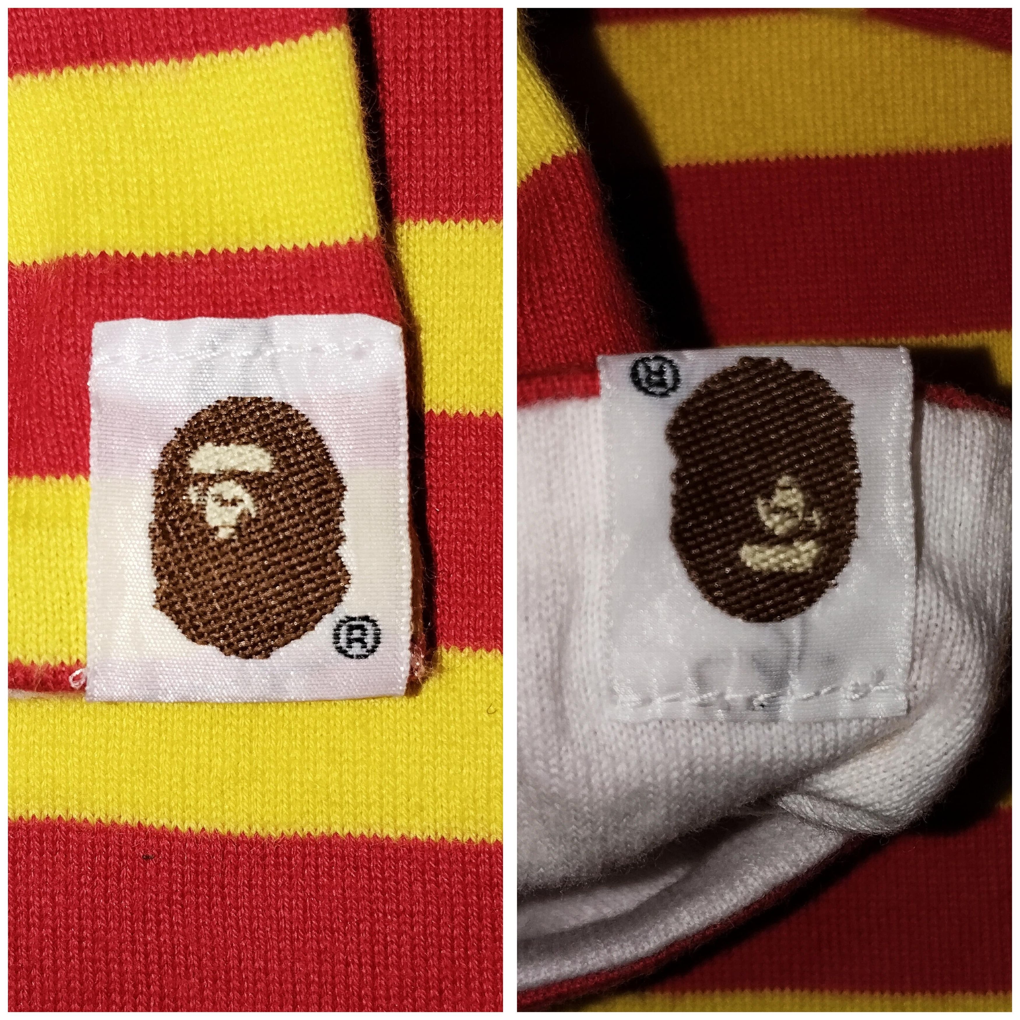 Bape 2003 Vintage Bape Stripe Reversible Tee Size US M / EU 48-50 / 2 - 6 Thumbnail