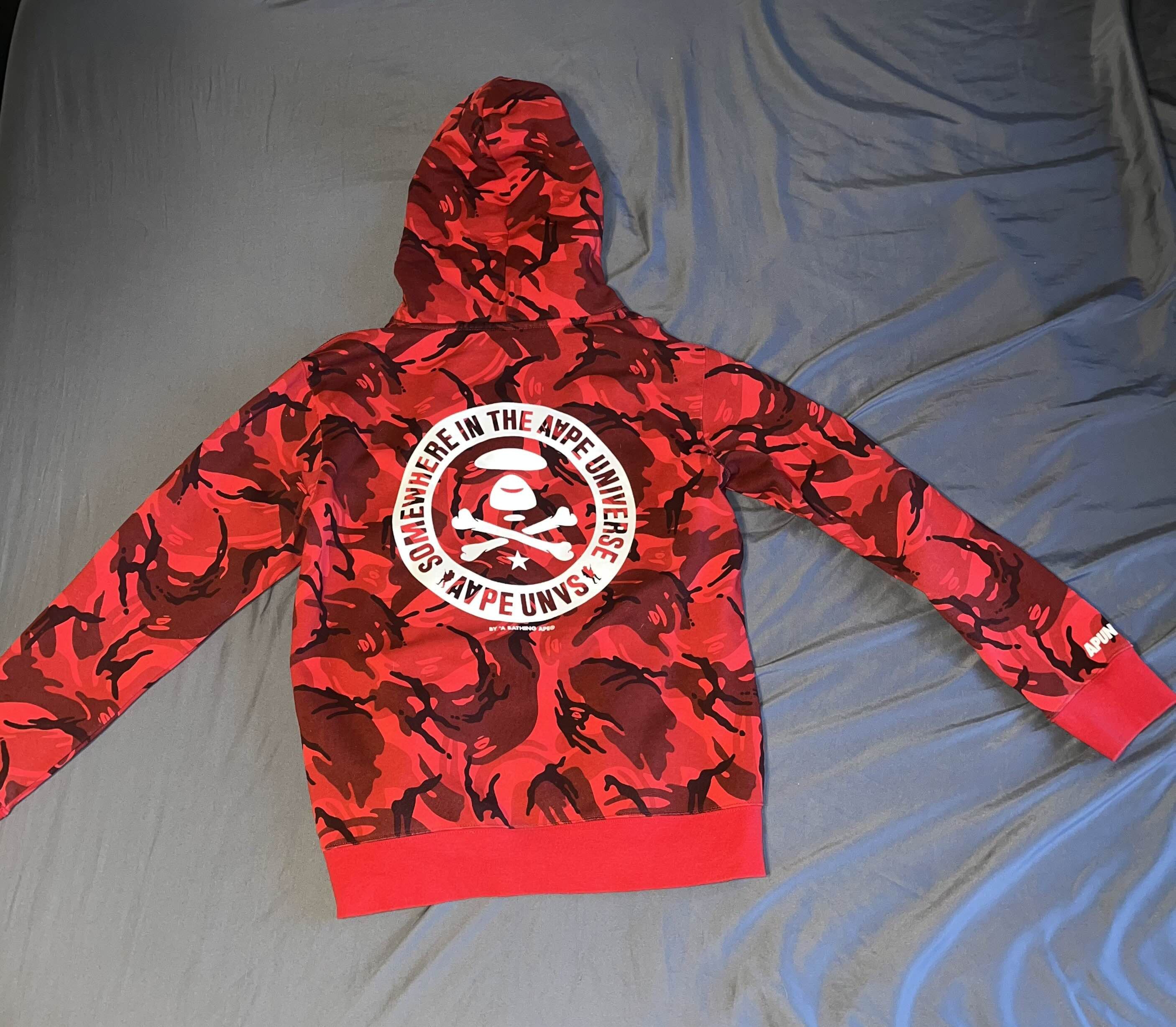 AAPE Red Camo Sweatshirt