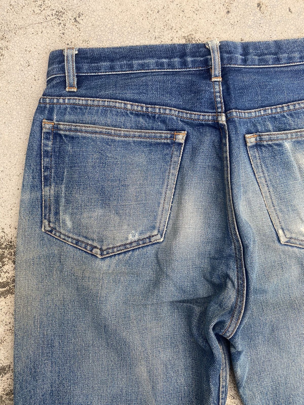 A.P.C. × Designer × Le Grande Bleu (L.G.B.) A.P.C Distressed Faded Selvedge Denim Jeans Size US 29 - 17 Thumbnail